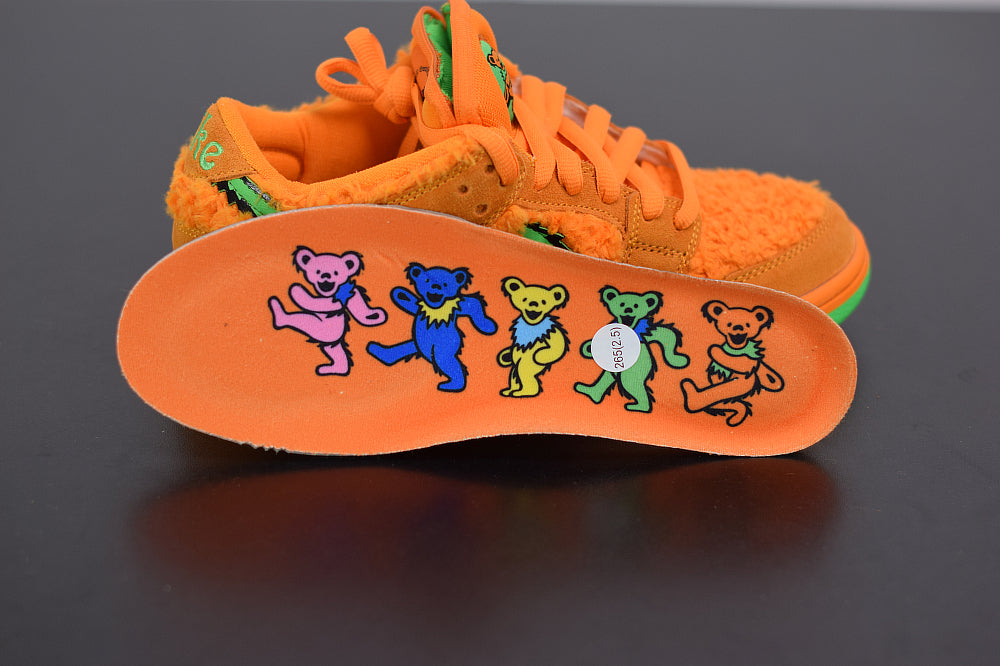 NIKE SB DUNK LOW x GRATEFUL BEAR "ORANGE" - CJ5378-800