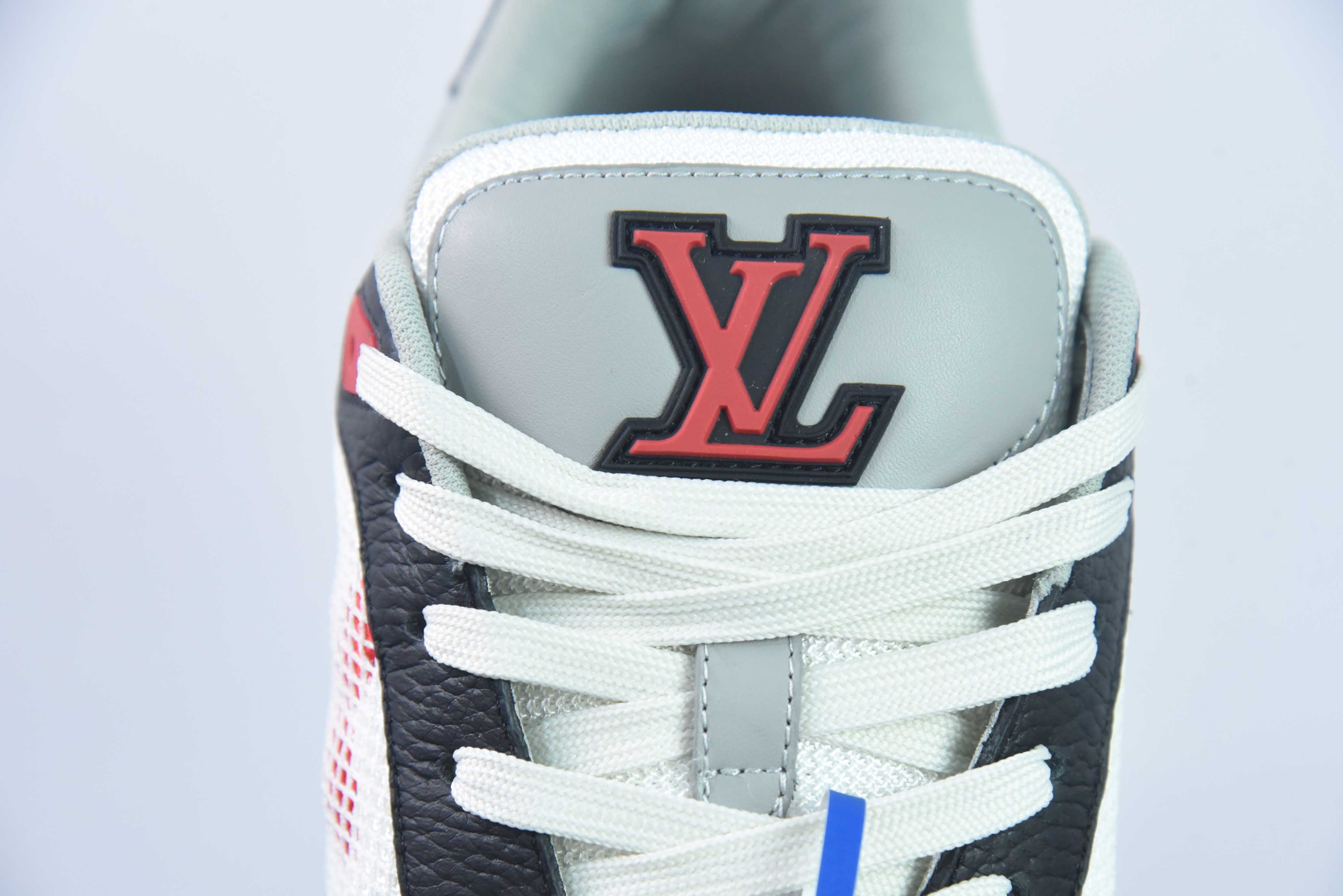 LV TRAINER "BLACK/RED MONOGRAM"