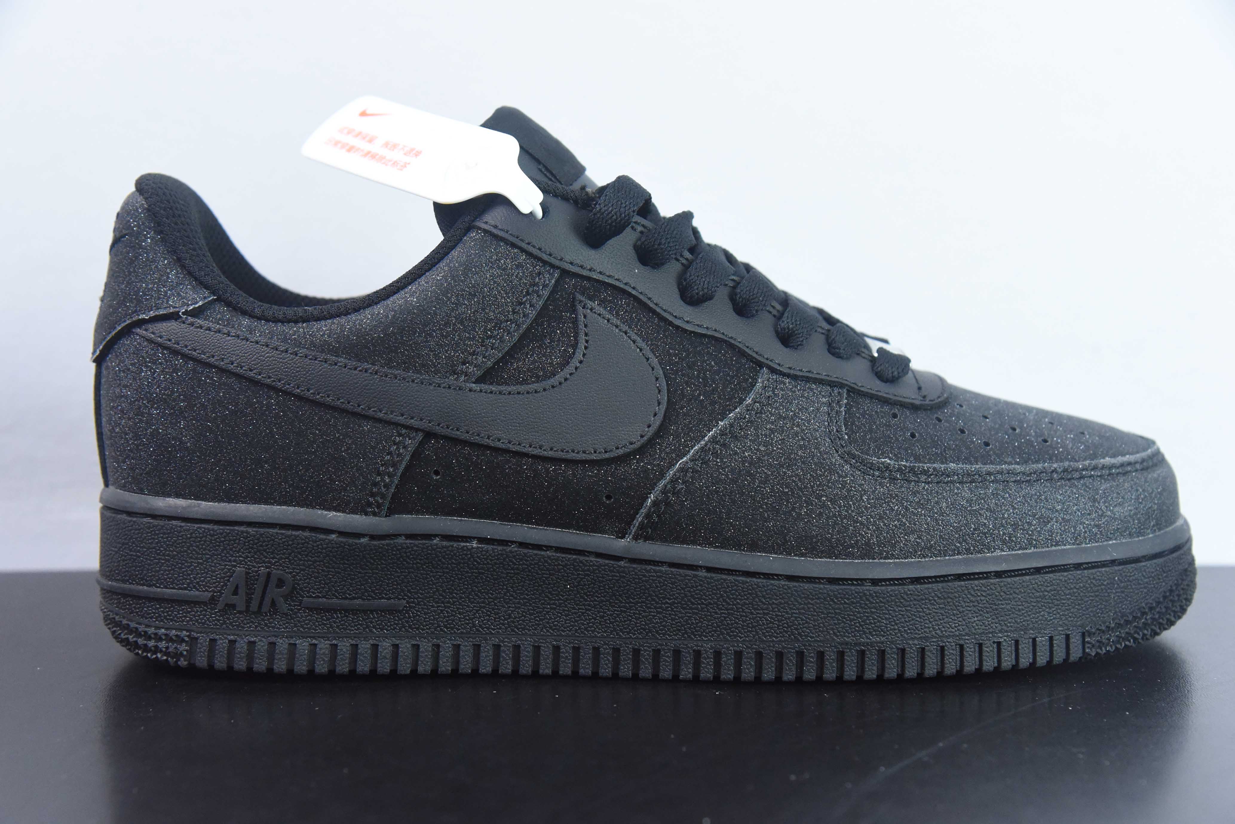 AIR FORCE 1 LOW '07  "BLACK SUEDE"