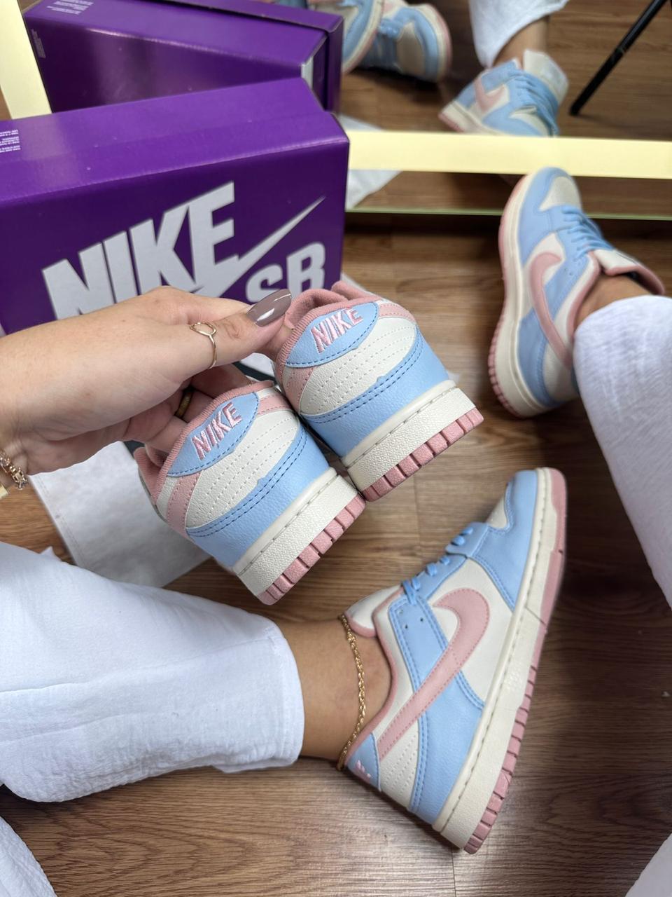 Nike Dunk Low "Baby Blue & Pink" 🇧🇷