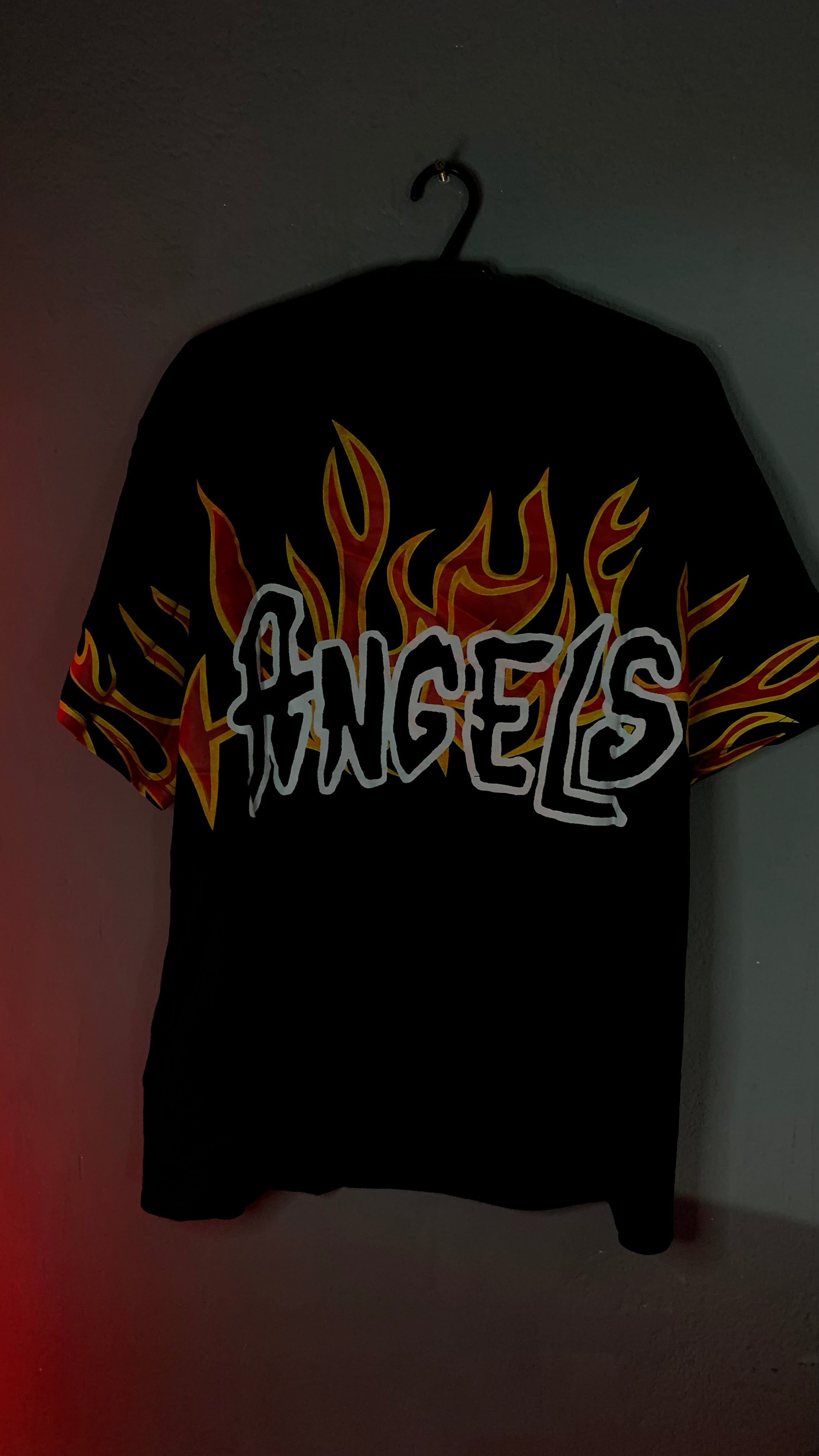 T-Shirt Palm Angels - Fire Graffiti 🇺🇸