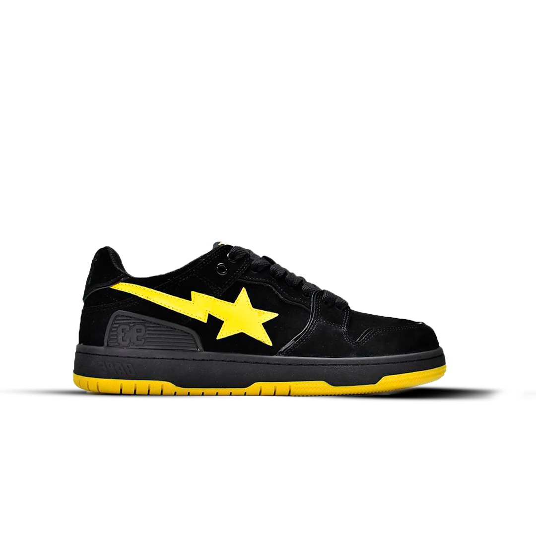 BAPE STA TO LOW "BLACK/YELLOW" 🇺🇸