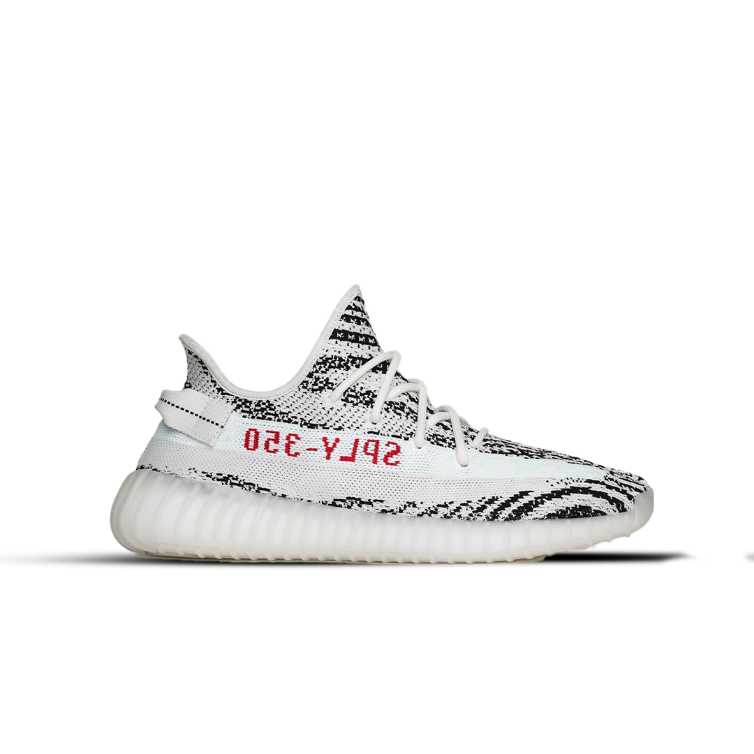 YEEZY BOOST 350 V2 "WHITE/CORE BLACK/RED" 🇧🇷