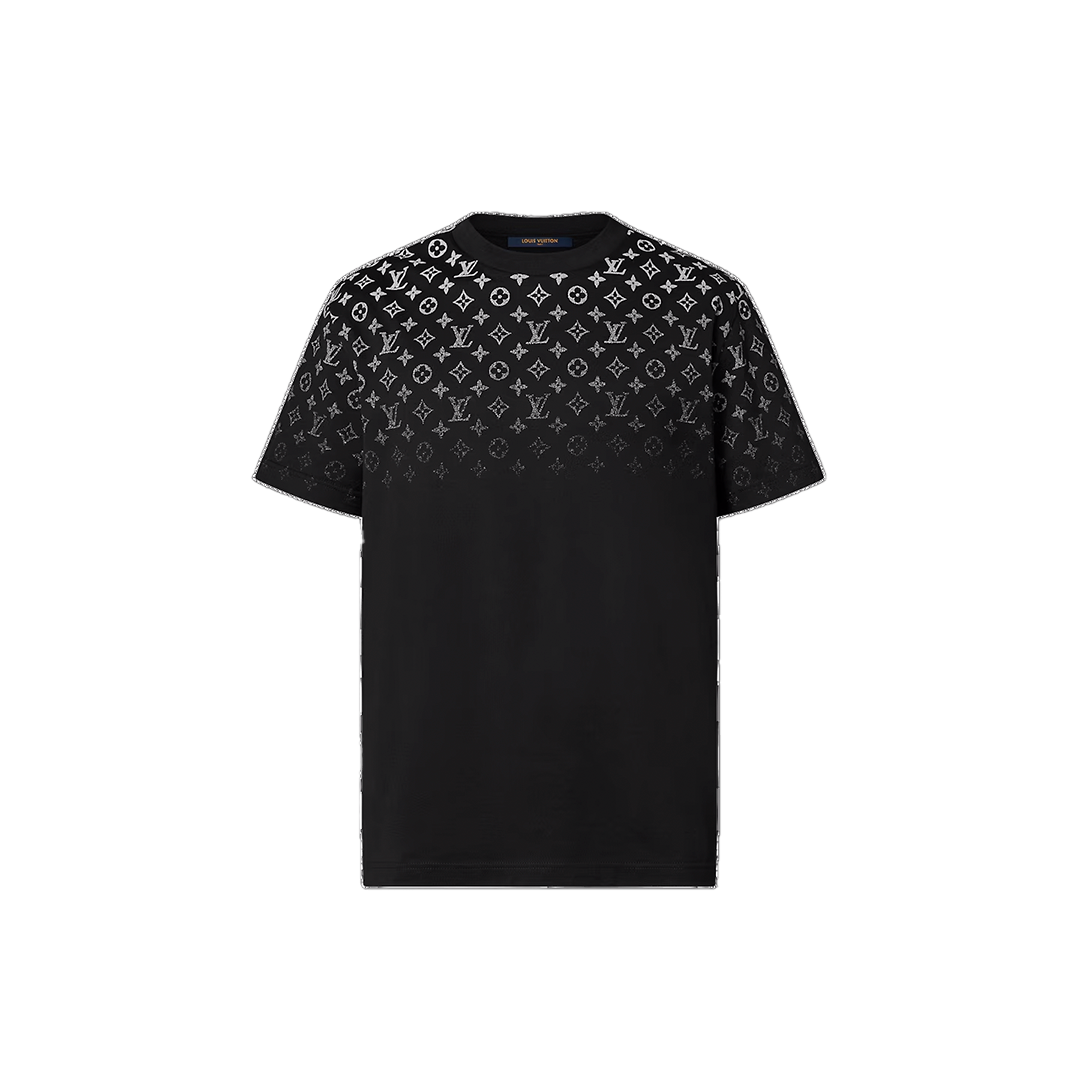 GRADIENT COTTON LV  T-SHIRT "BLACK"