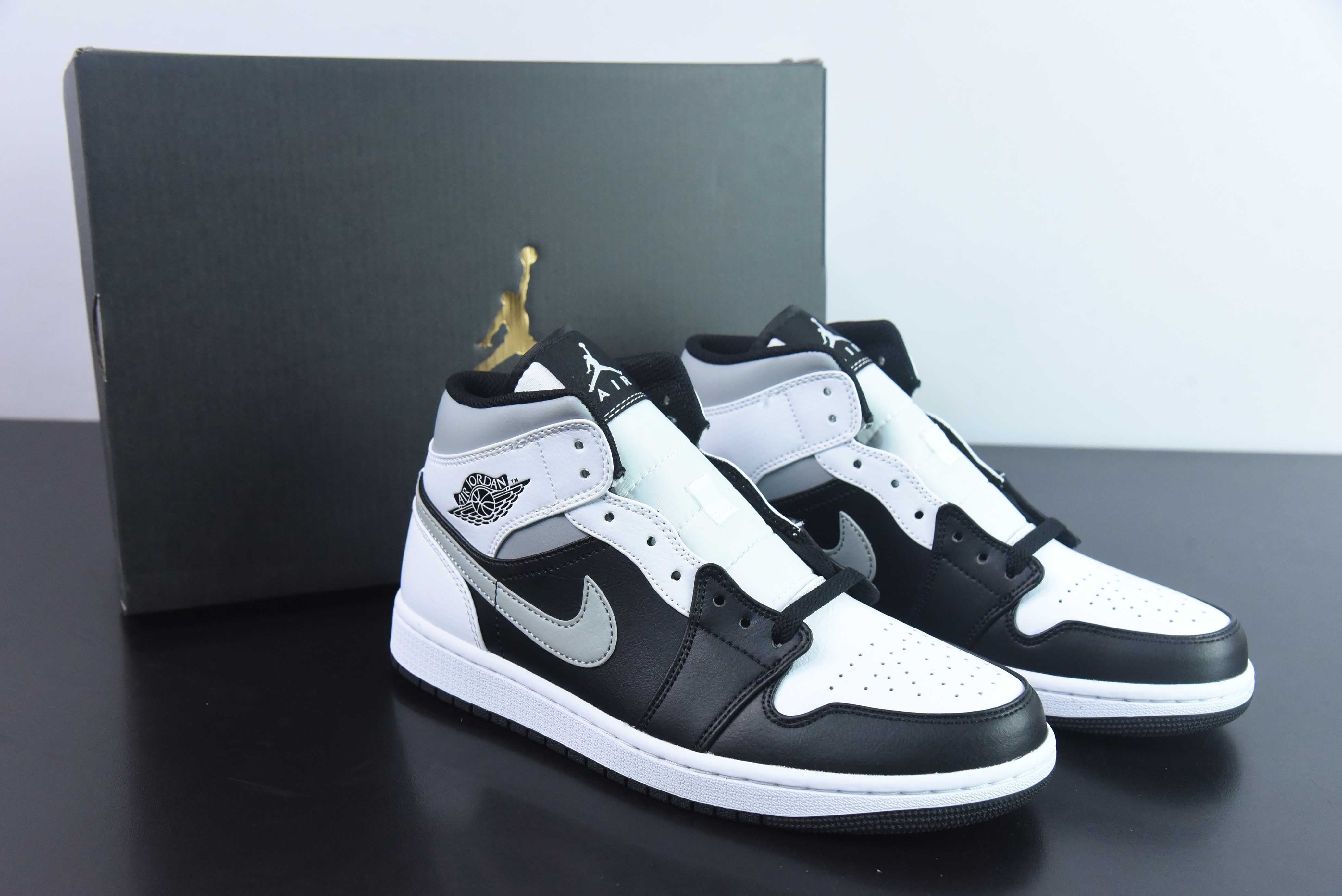 AIR JORDAN 1 MID "BLACK/GREY"