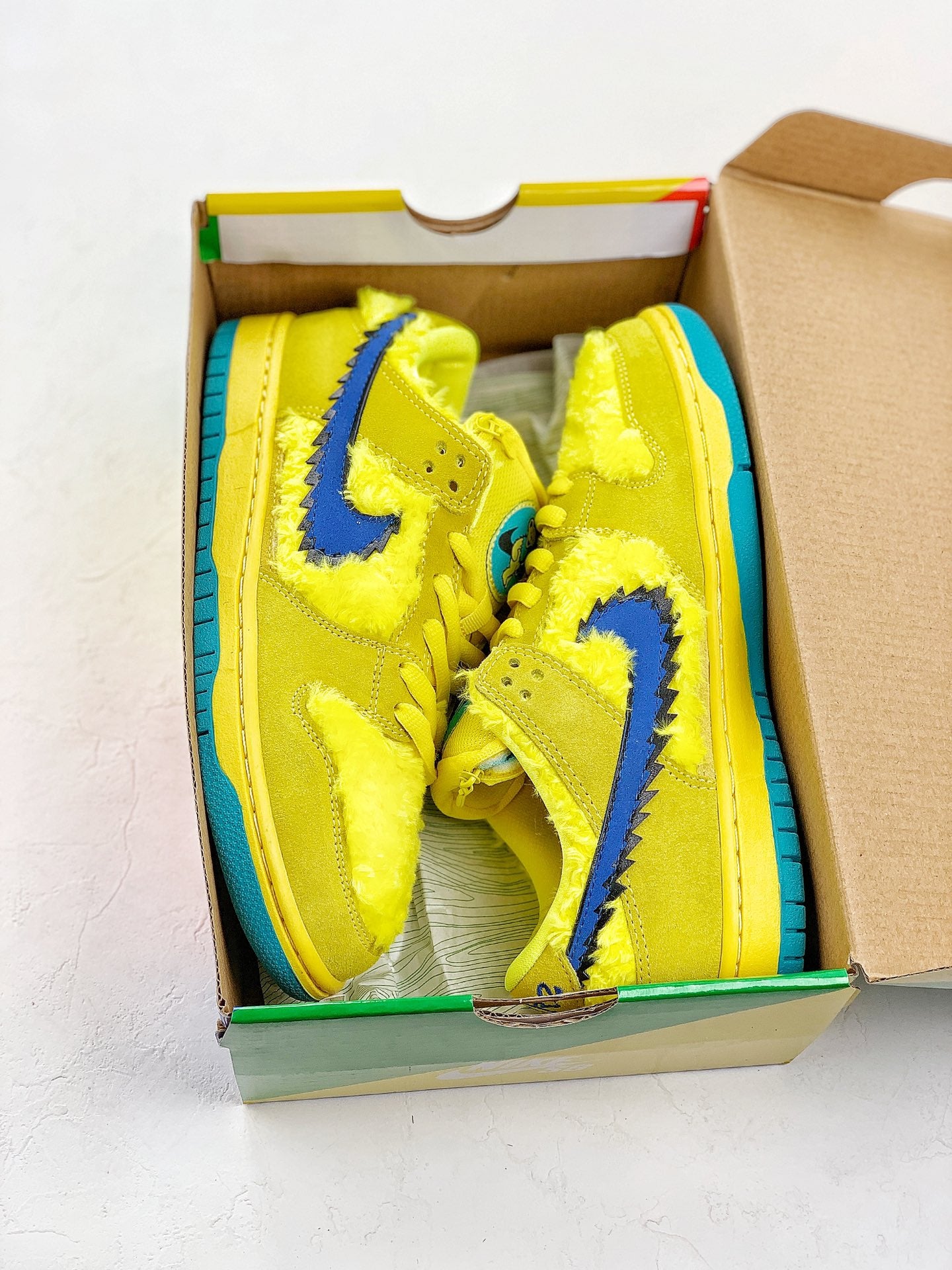 NIKE SB DUNK LOW x GRATEFUL BEAR "YELLOW" - CJ5376-700 🇺🇸