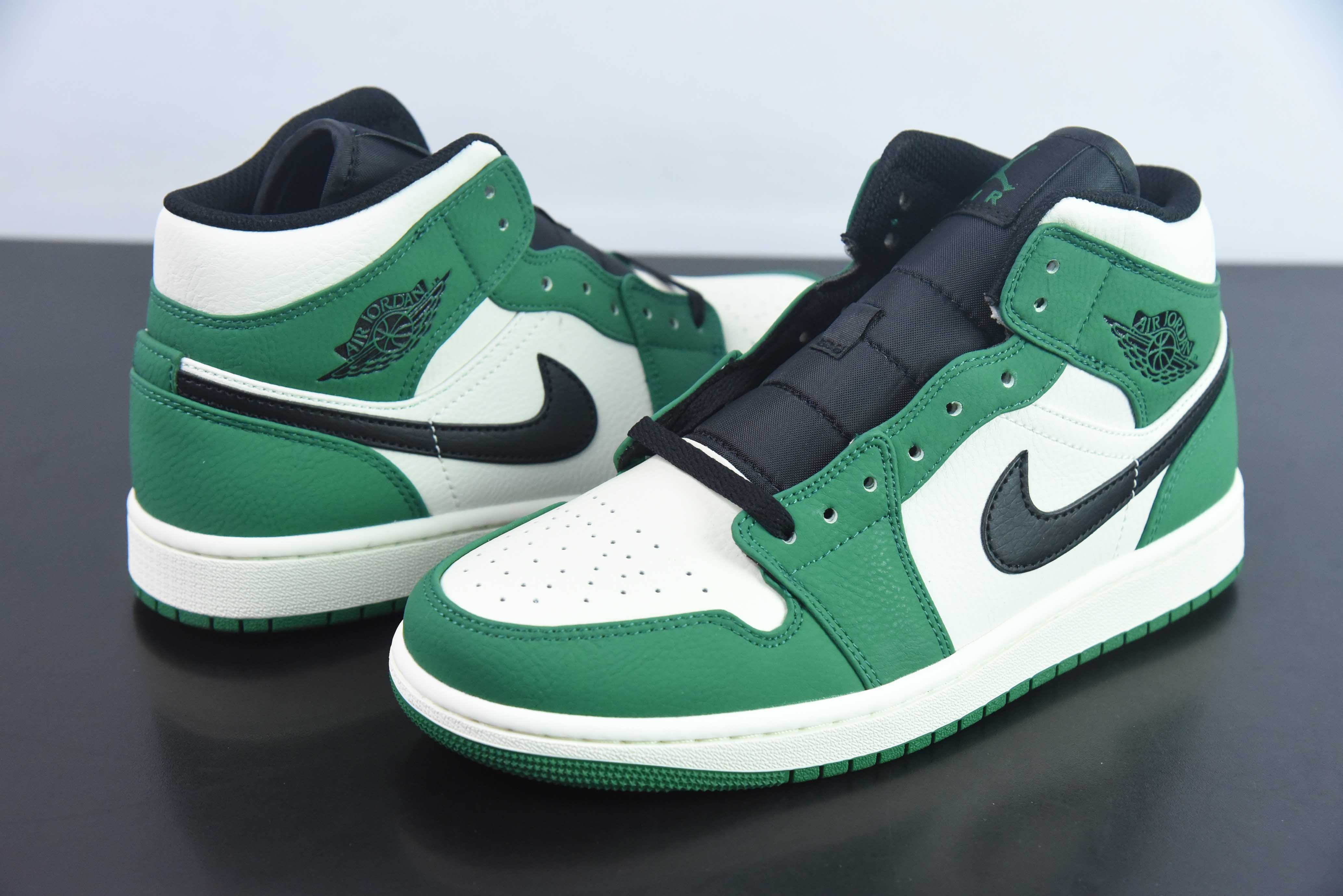 AIR JORDAN 1 MID RETRO "GREEN"