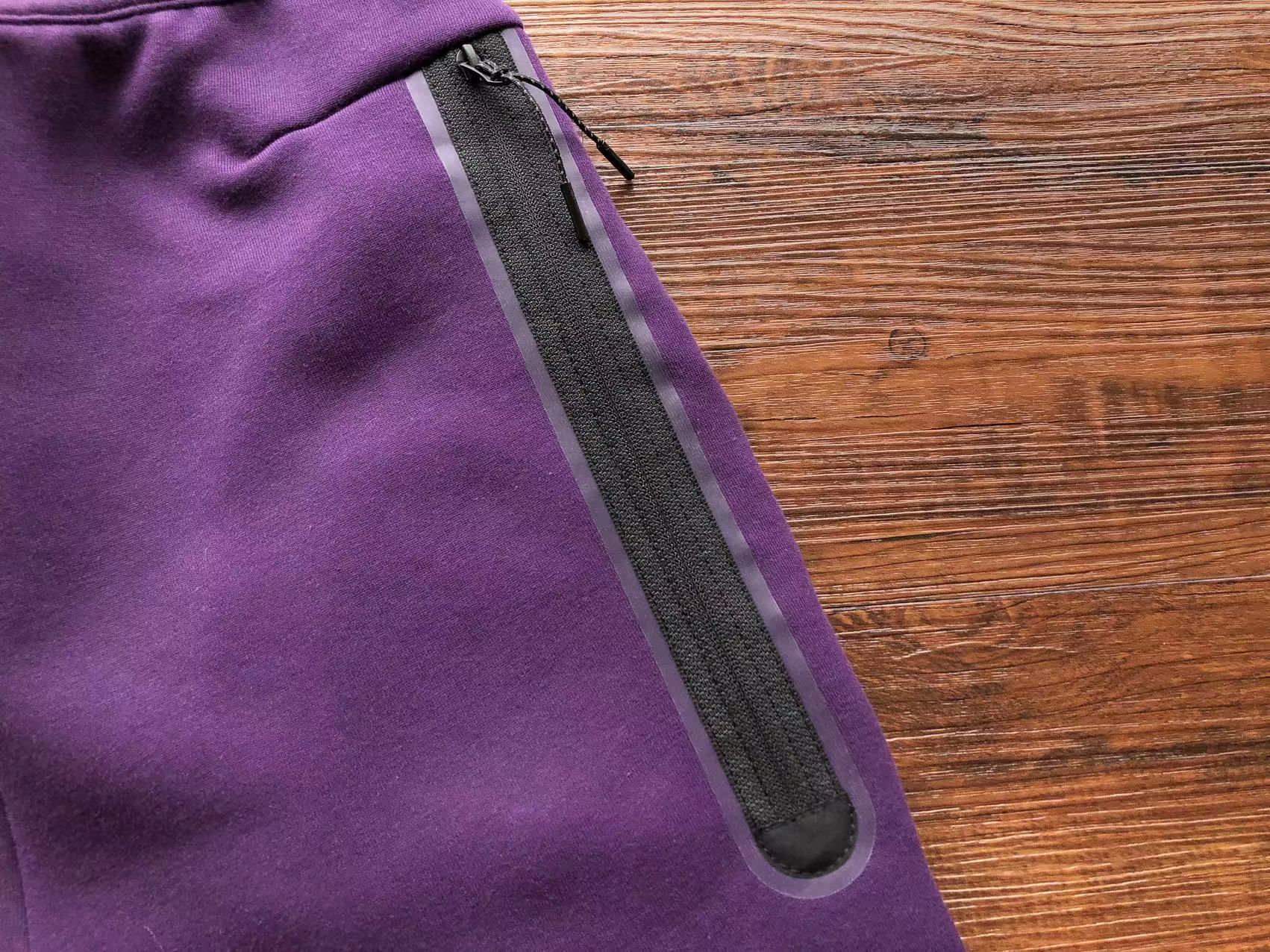 NIKE TECH FLEECE  WINDRUNNER "ROXO/PRETO" 🇺🇸