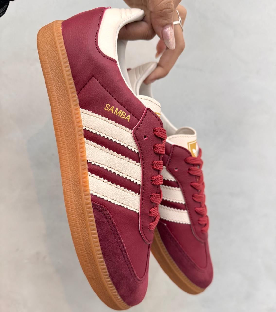 Adidas Originals "Samba" Red Velvet 🇧🇷