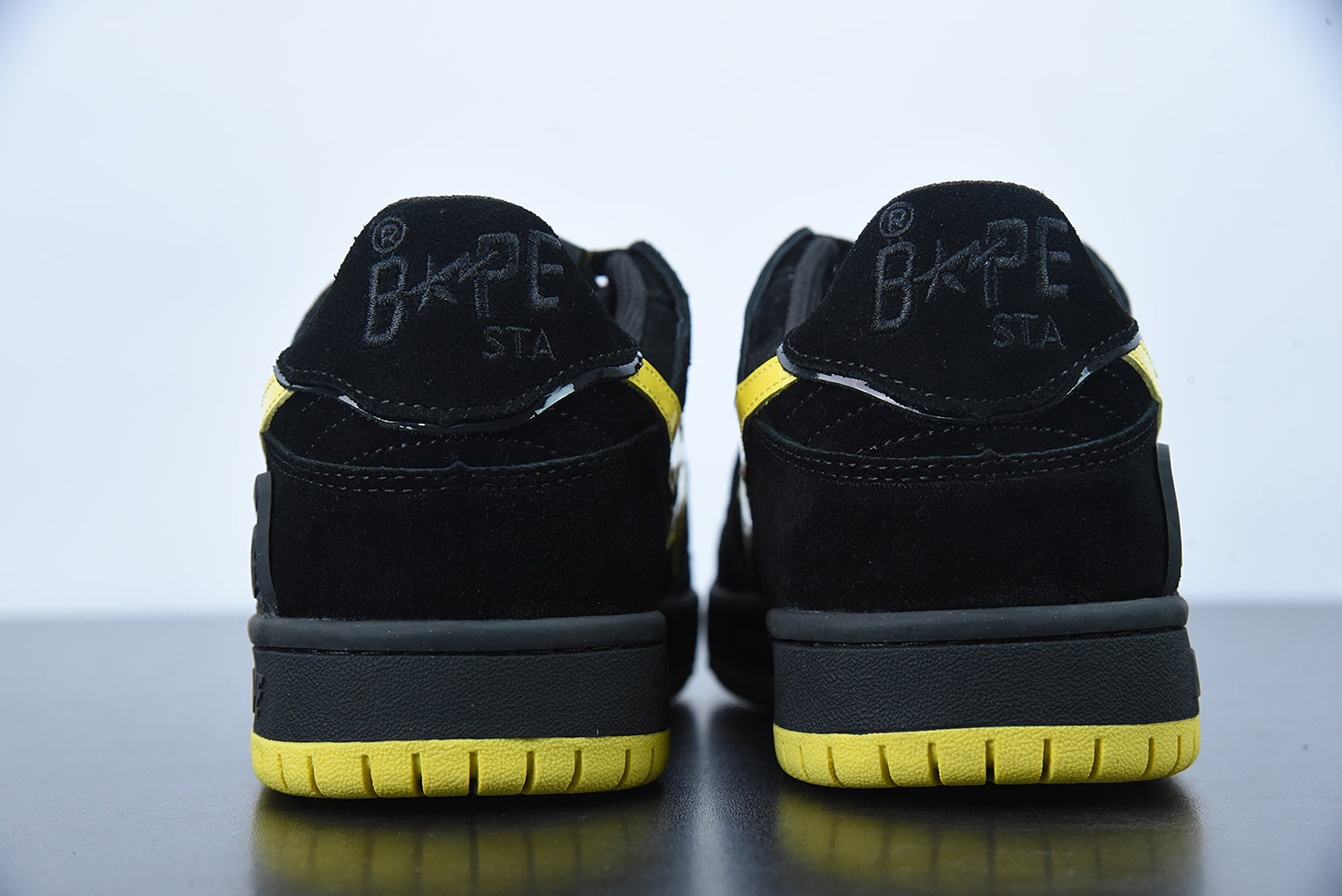 BAPE STA TO LOW "BLACK/YELLOW" 🇺🇸