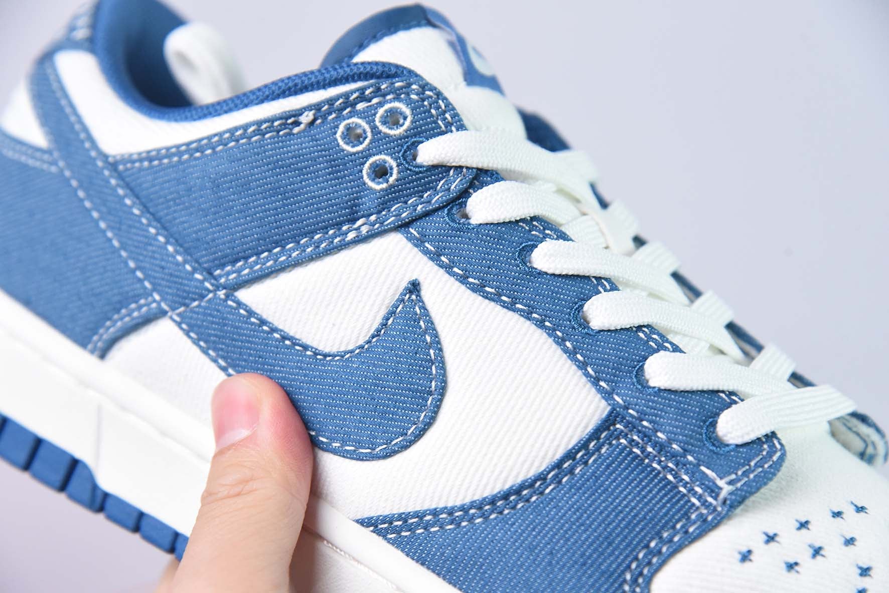 NIKE DUNK LOW "INDUSTRIAL BLUE SASHIKO" - DV0834-101