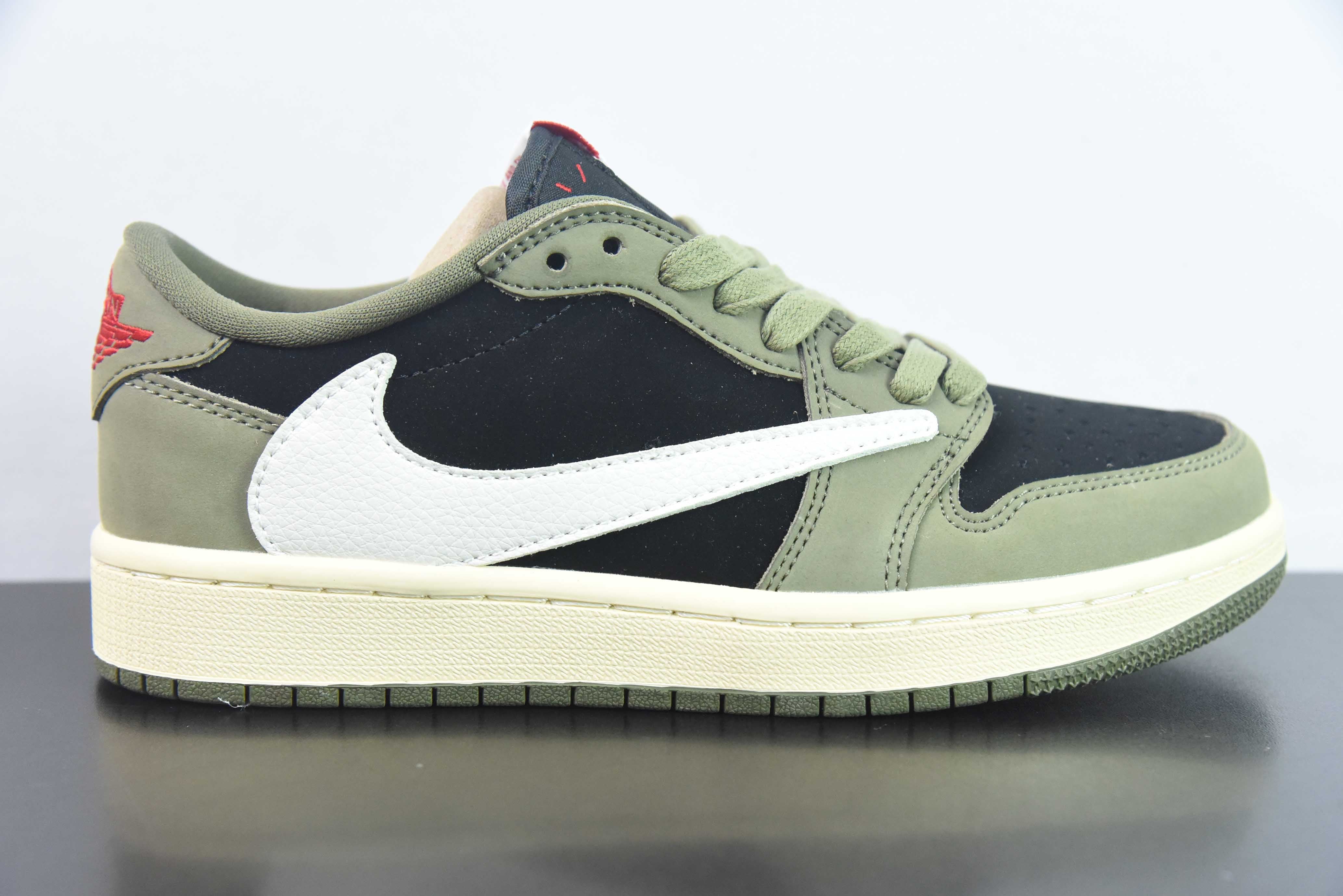 AIR JORDAN 1 LOW OG X TRAVIS SCOTT "BLACK OLIVE"