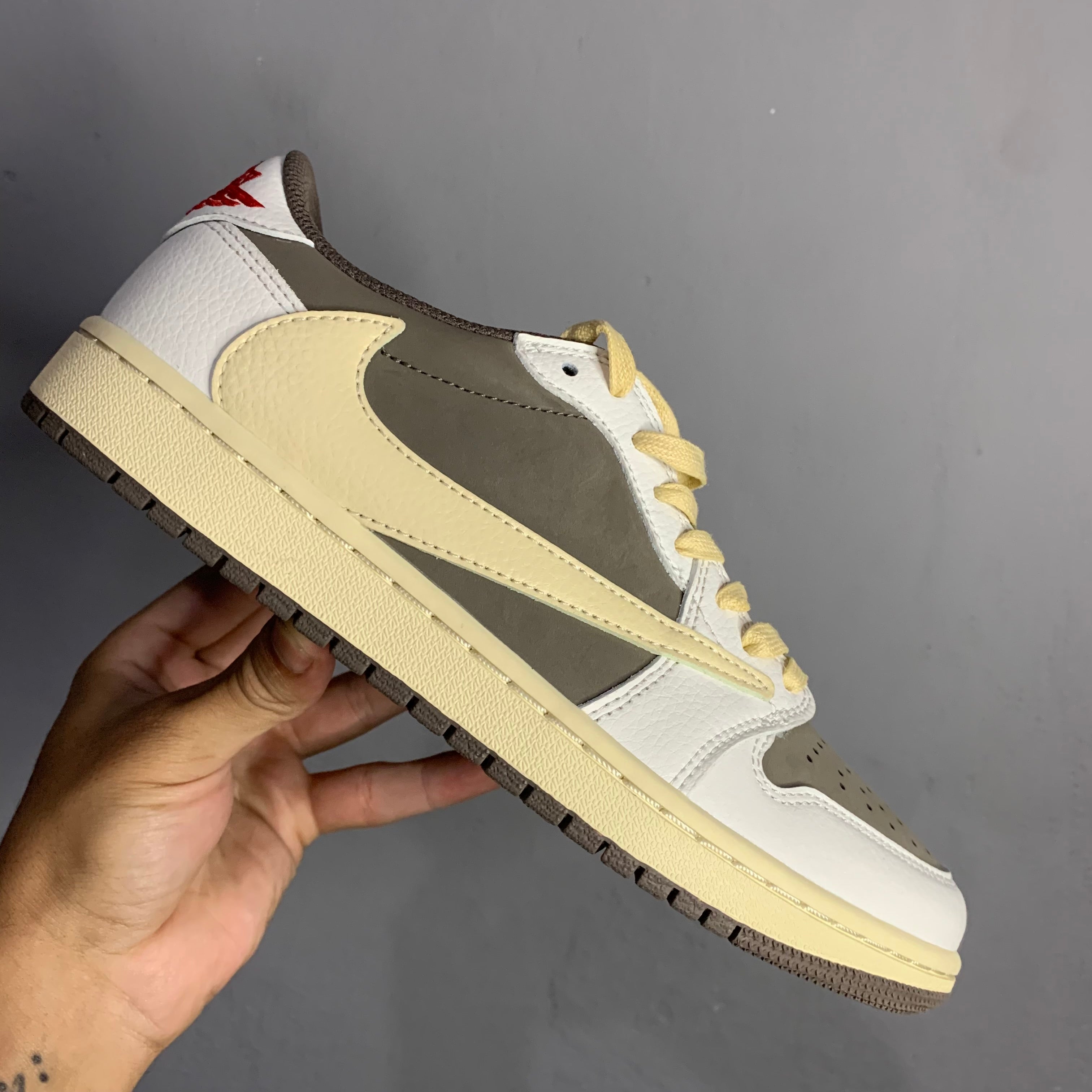 AIR JORDAN 1 LOW OG X TRAVIS SCOTT REVERSE MOCHA - DM7866-162 (PRONTA ENTREGA) 🇺🇸