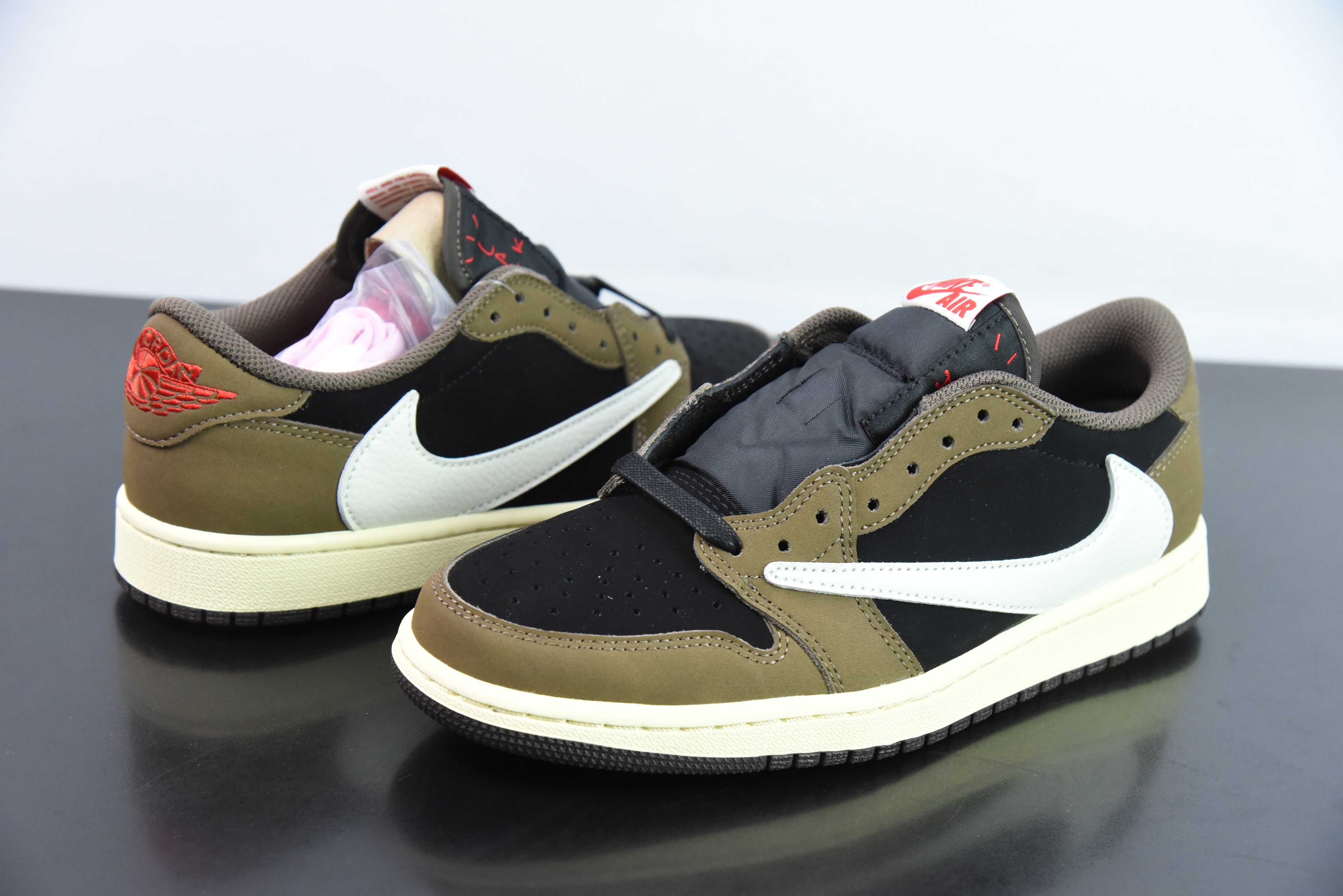 AIR JORDAN 1 LOW OG X TRAVIS SCOTT "DARK MOCHA" - CQ4277-001