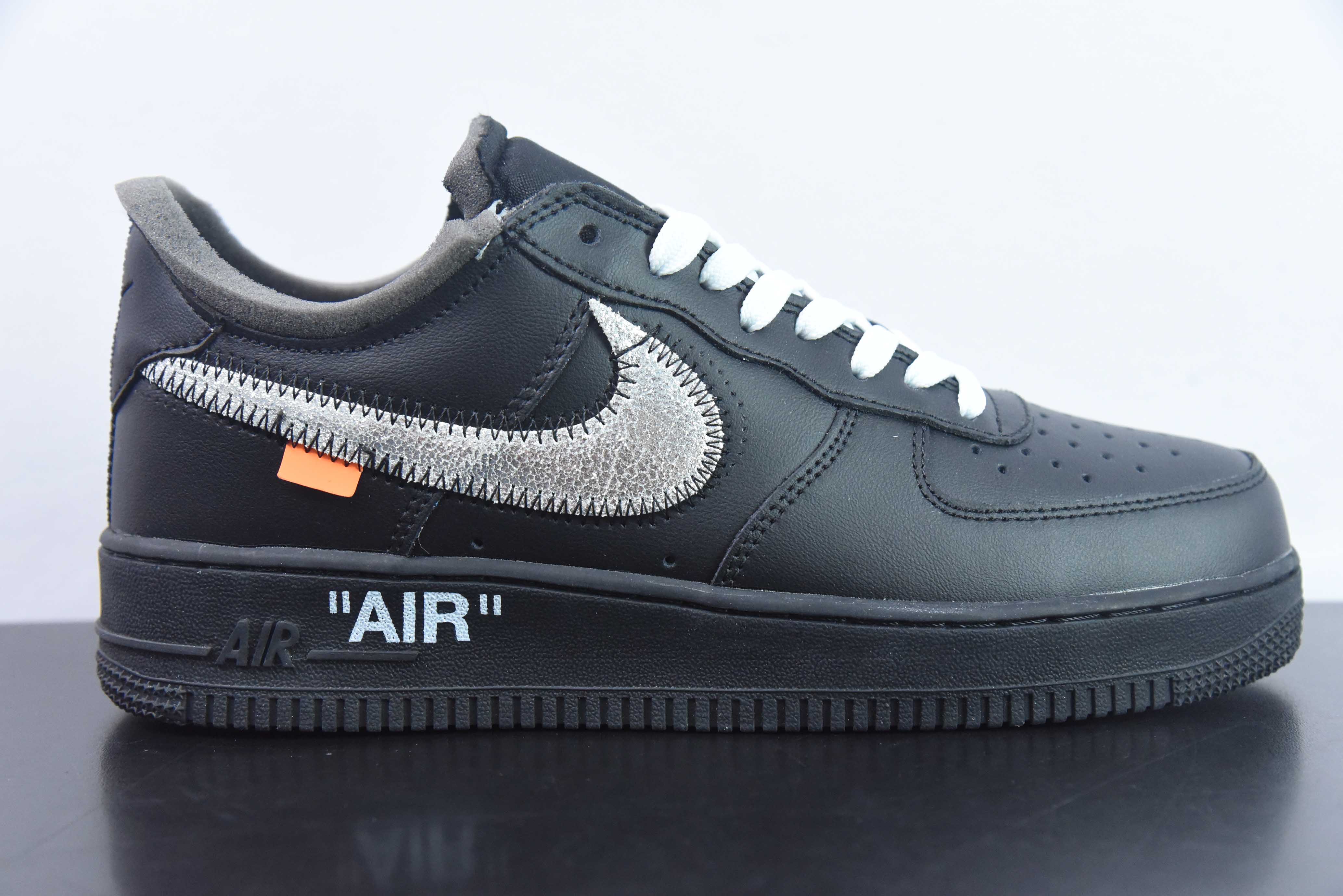 AIR FORCE 1 x OFF WHITE "BLACK/METALLIC SILVER"