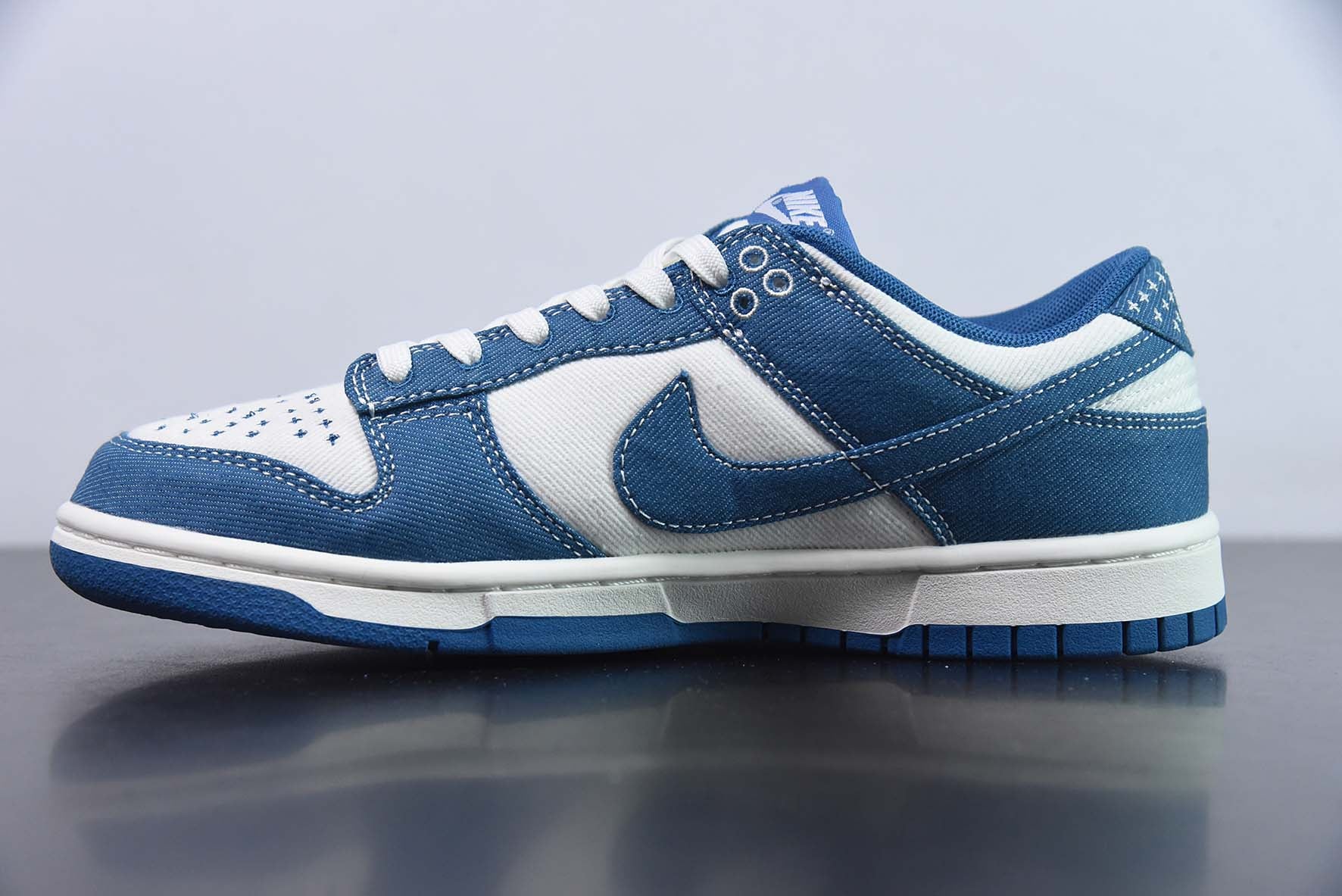 NIKE DUNK LOW "INDUSTRIAL BLUE SASHIKO" - DV0834-101