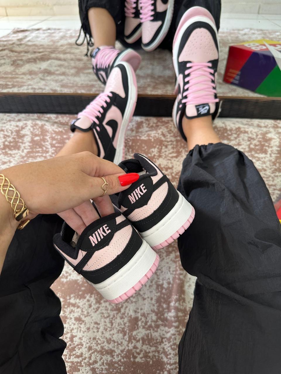 Nike Dunk Low "Pink Black" 🇧🇷