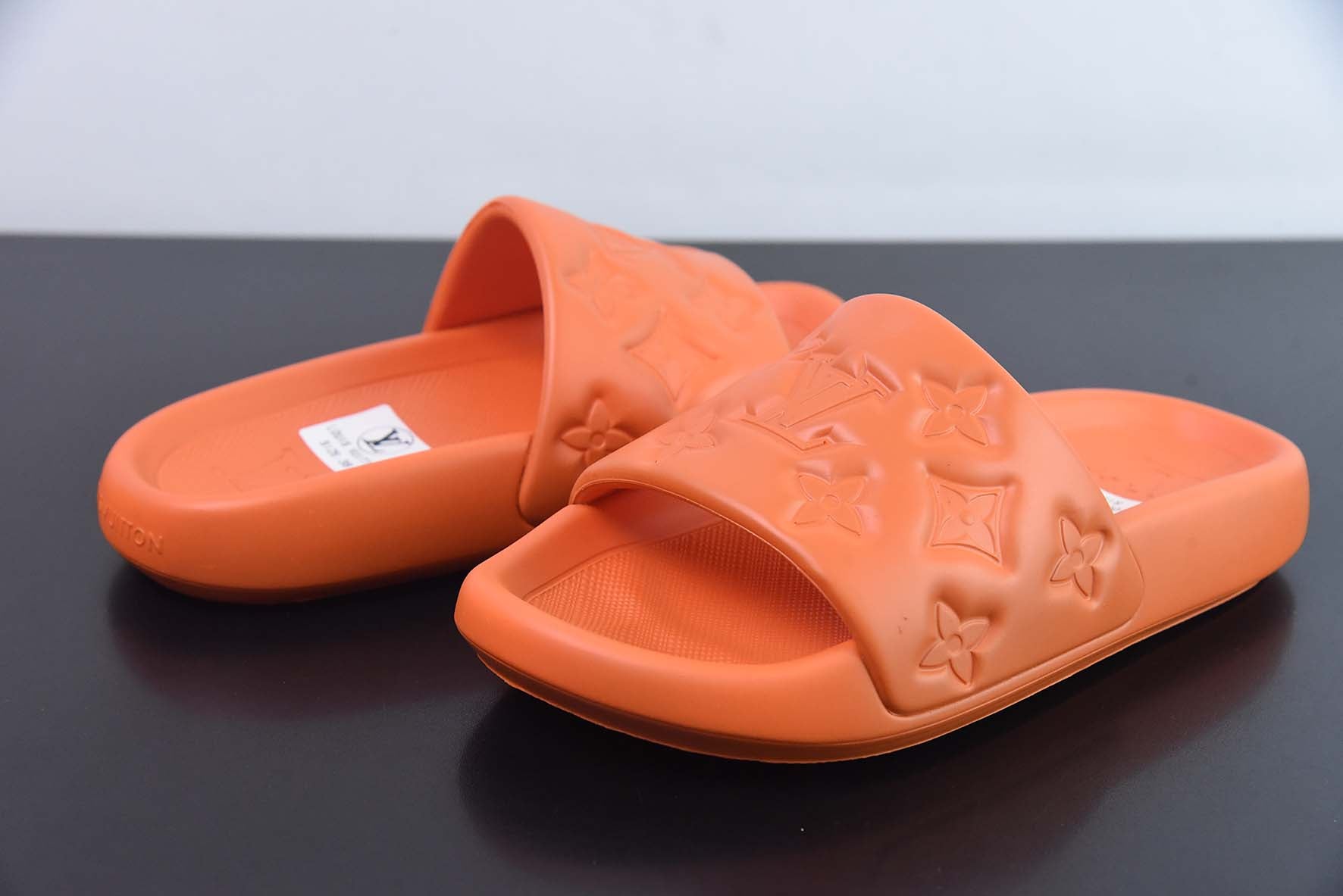 SLIDE LV WATERFRONT "MONOGRAM" ORANGE 🇺🇸