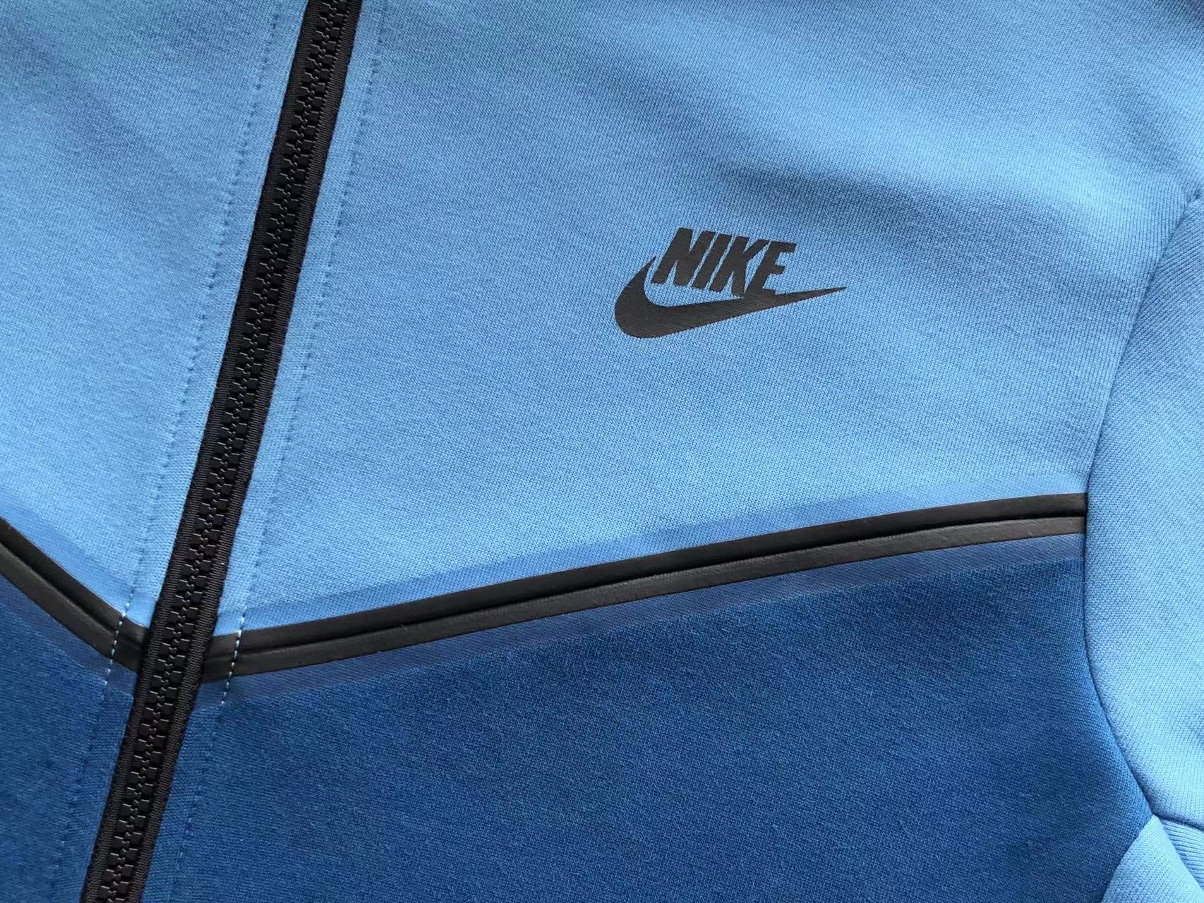 NIKE TECH FLEECE  WINDRUNNER "AZUL BEBÊ/AZUL" 🇺🇸