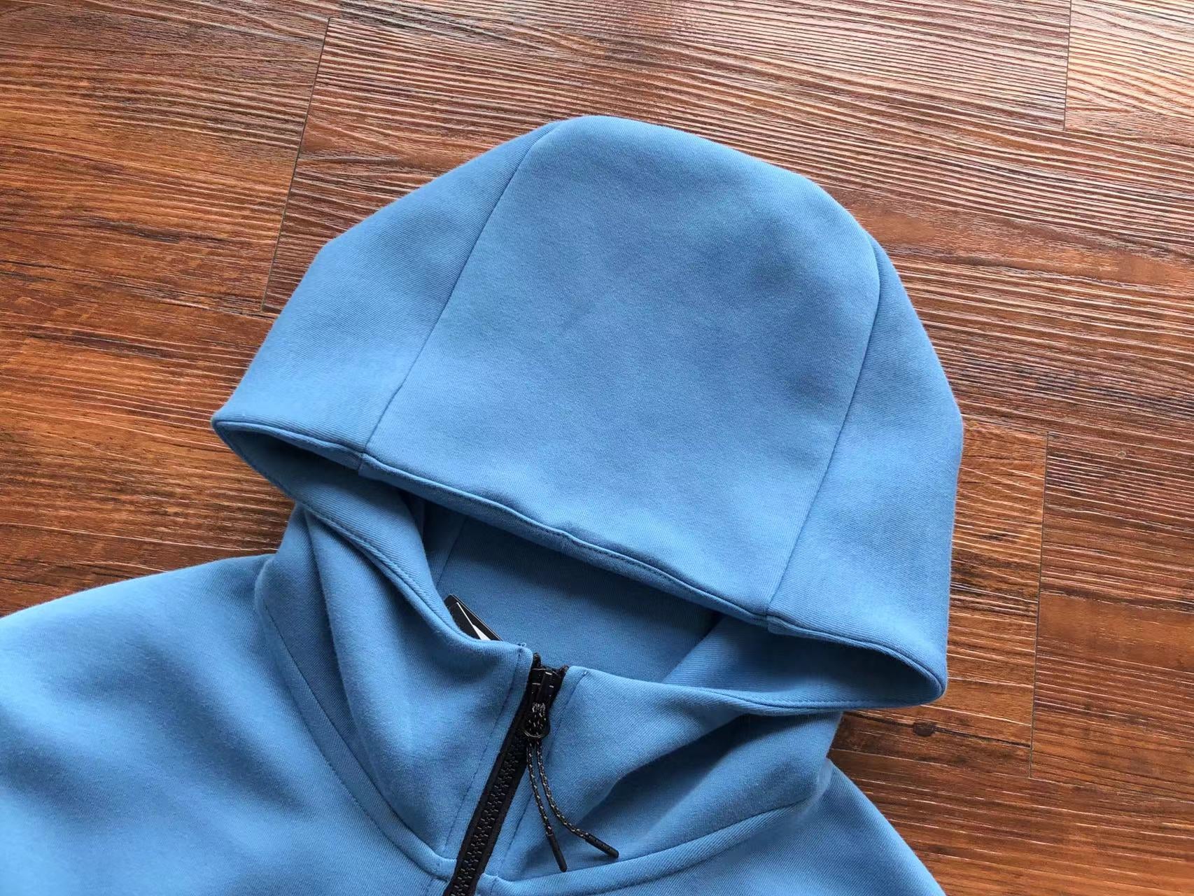 NIKE TECH FLEECE  WINDRUNNER "AZUL BEBÊ/AZUL" 🇺🇸