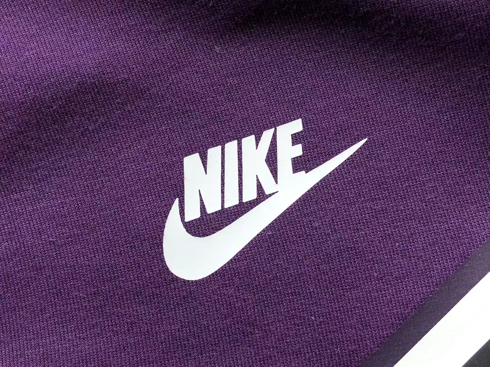 NIKE TECH FLEECE  WINDRUNNER "ROXO/PRETO" 🇺🇸