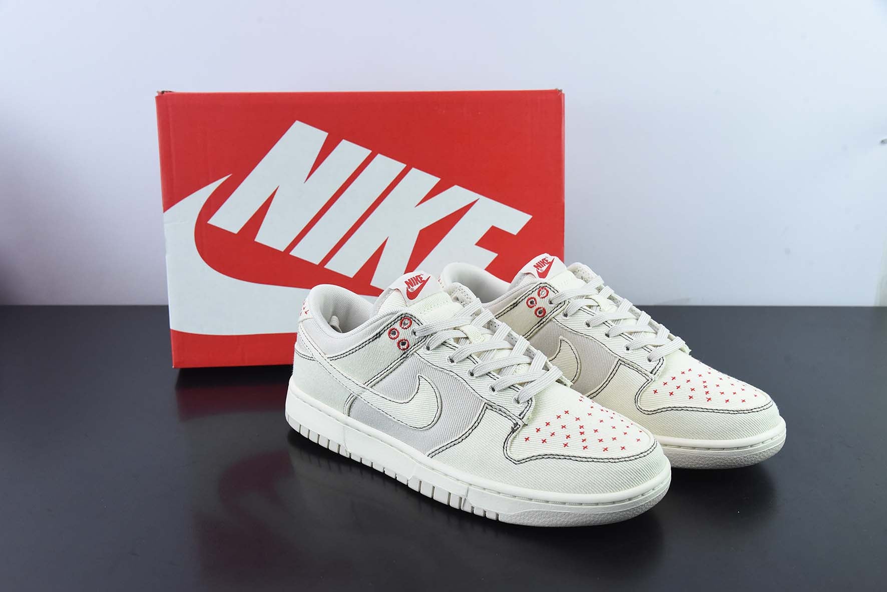 NIKE DUNK LOW SE "SASHIKO LIGHT" - DV0834-100