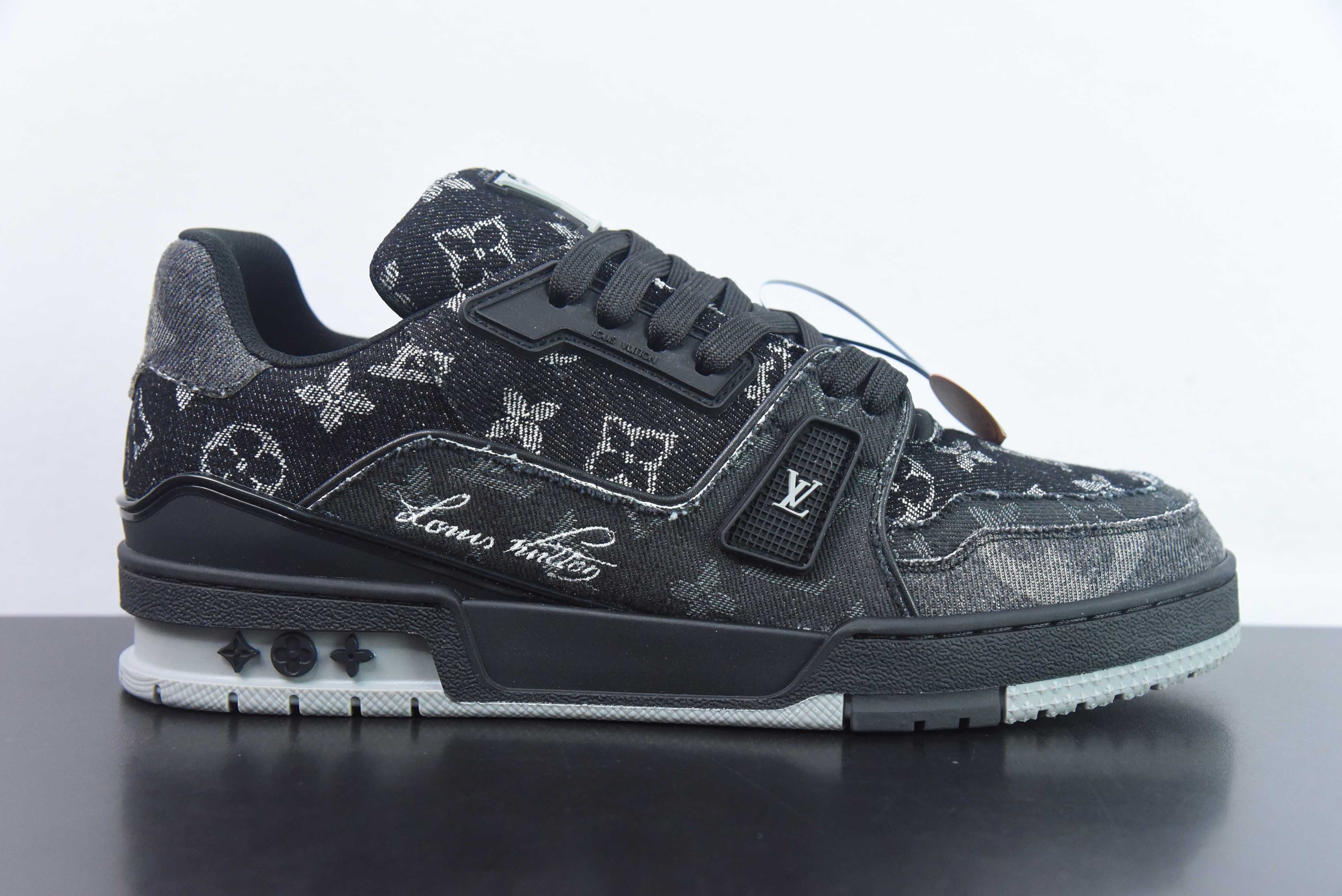 LV TRAINER "NIGO BLACK DENIM"