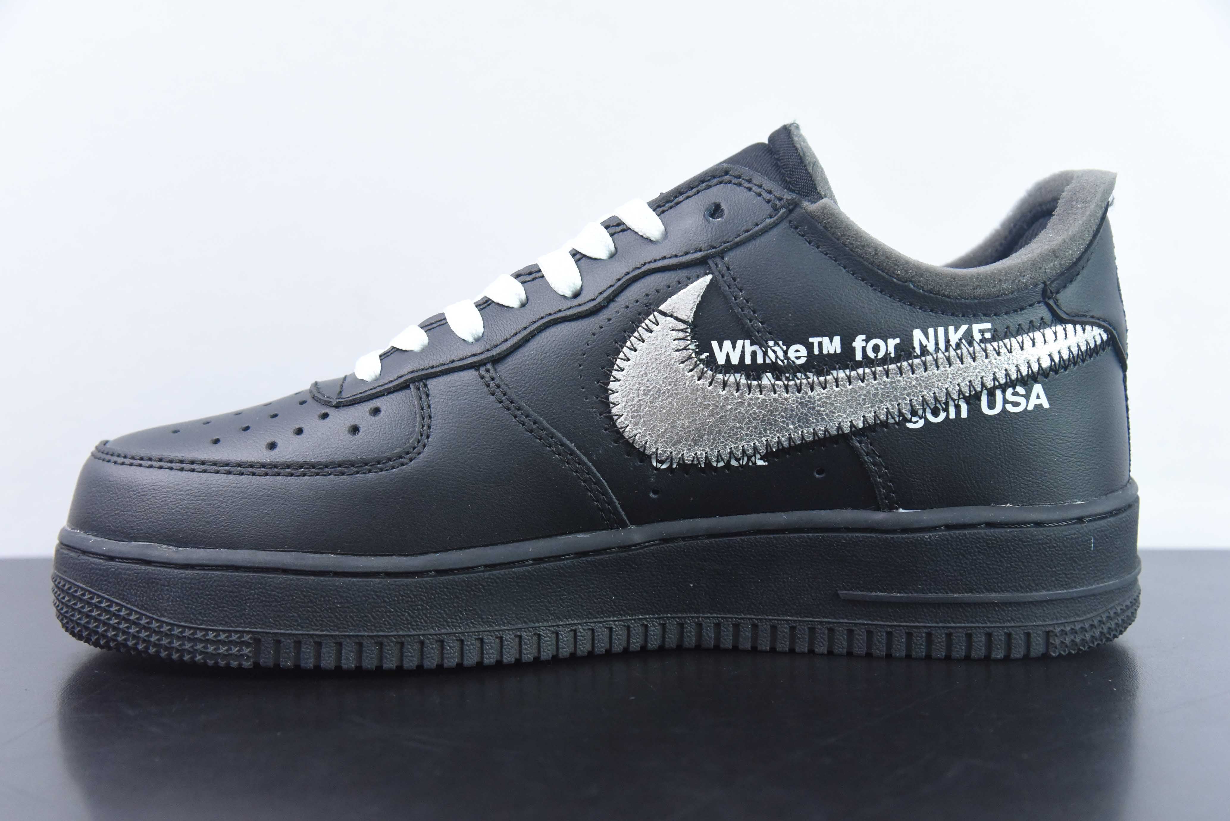 AIR FORCE 1 x OFF WHITE "BLACK/METALLIC SILVER"