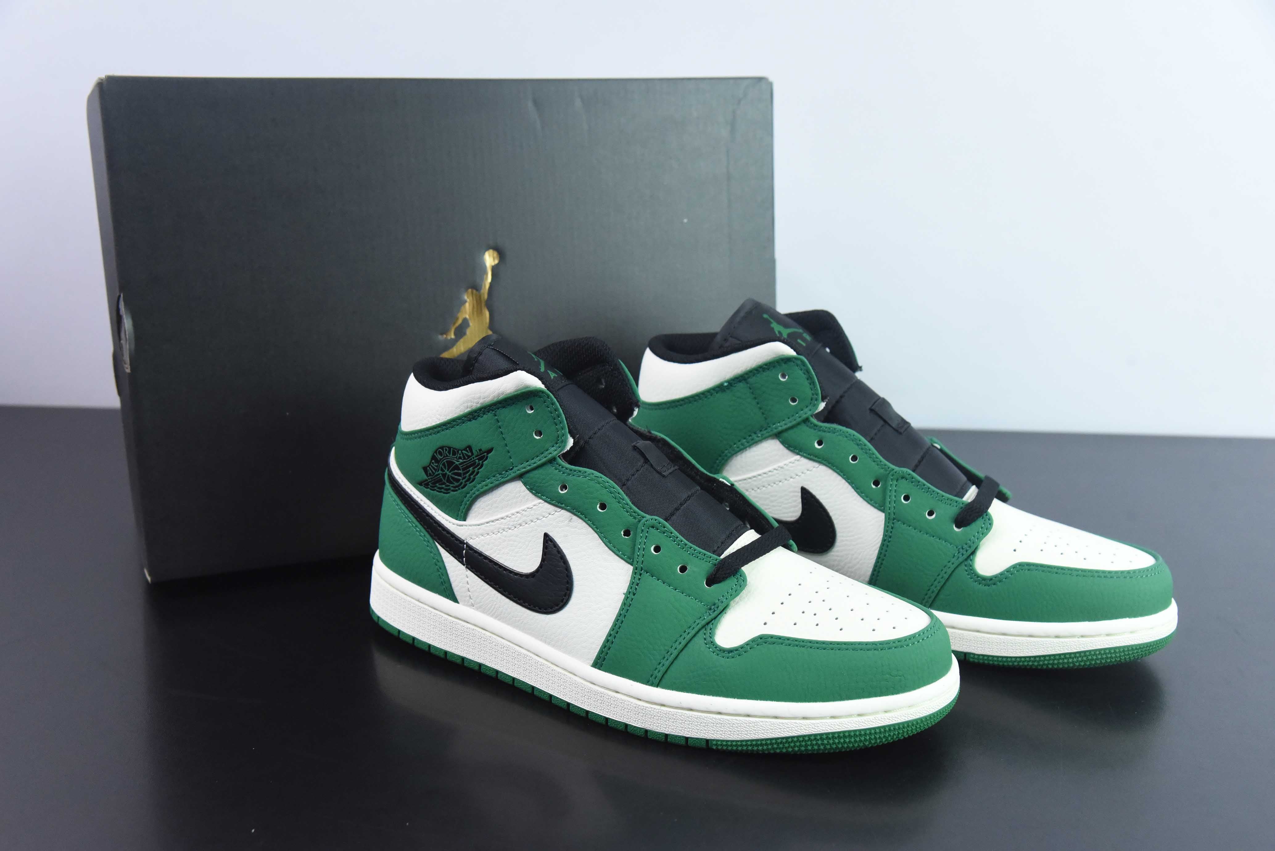 AIR JORDAN 1 MID RETRO "GREEN"