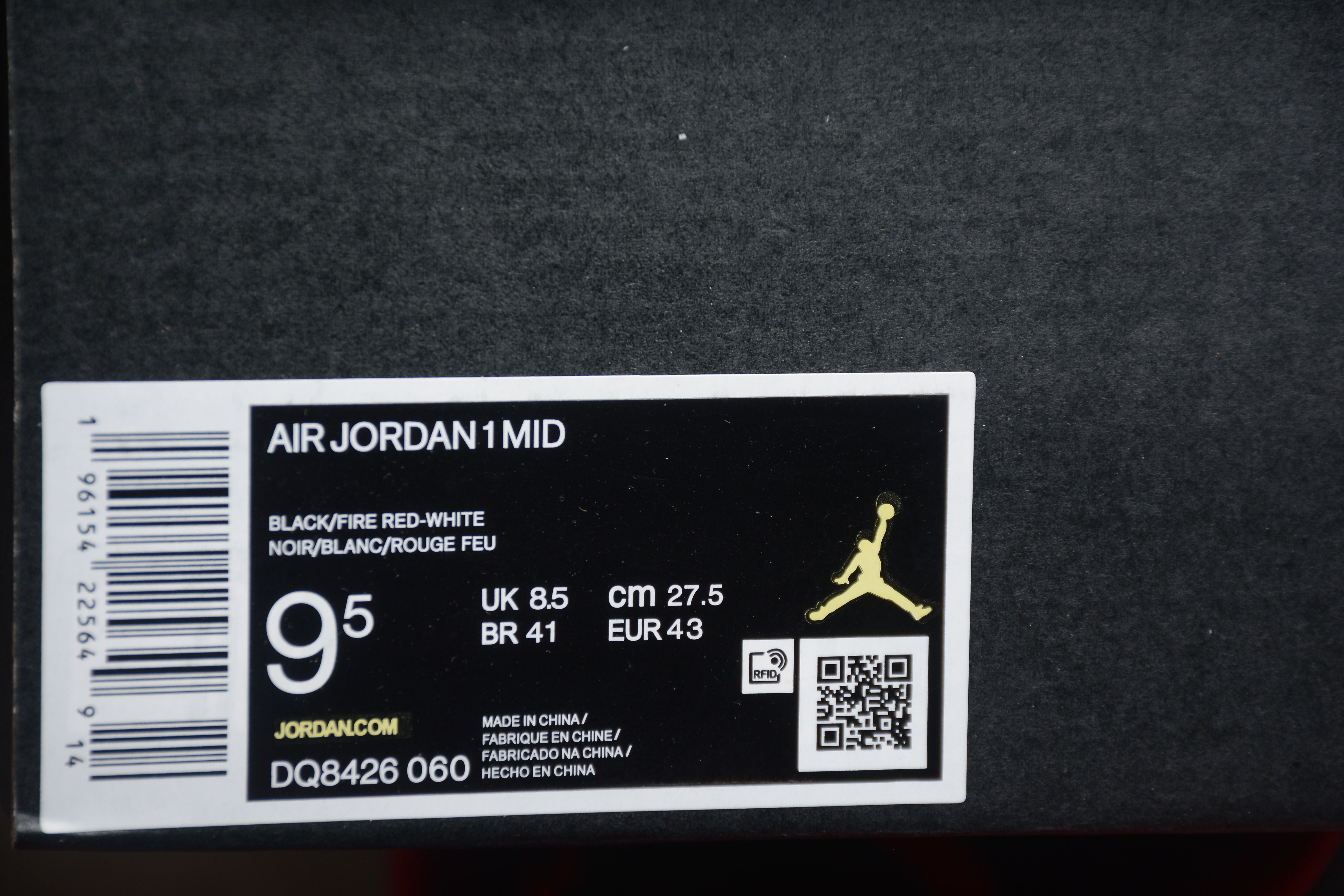 AIR JORDAN 1 MID "ALTERNADE BRED" - DQ8426-060