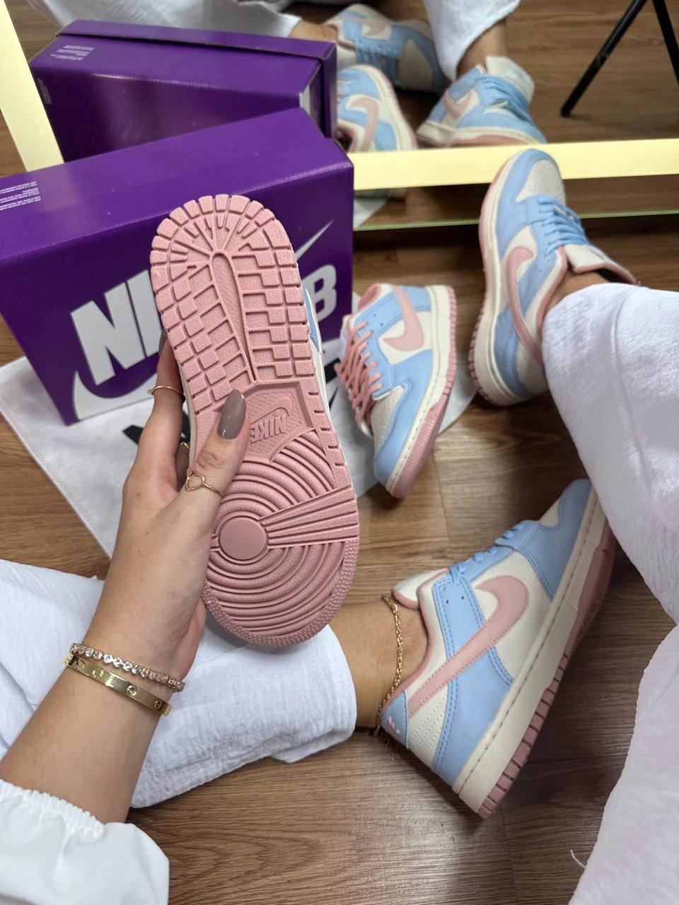 Nike Dunk Low "Baby Blue & Pink" 🇧🇷