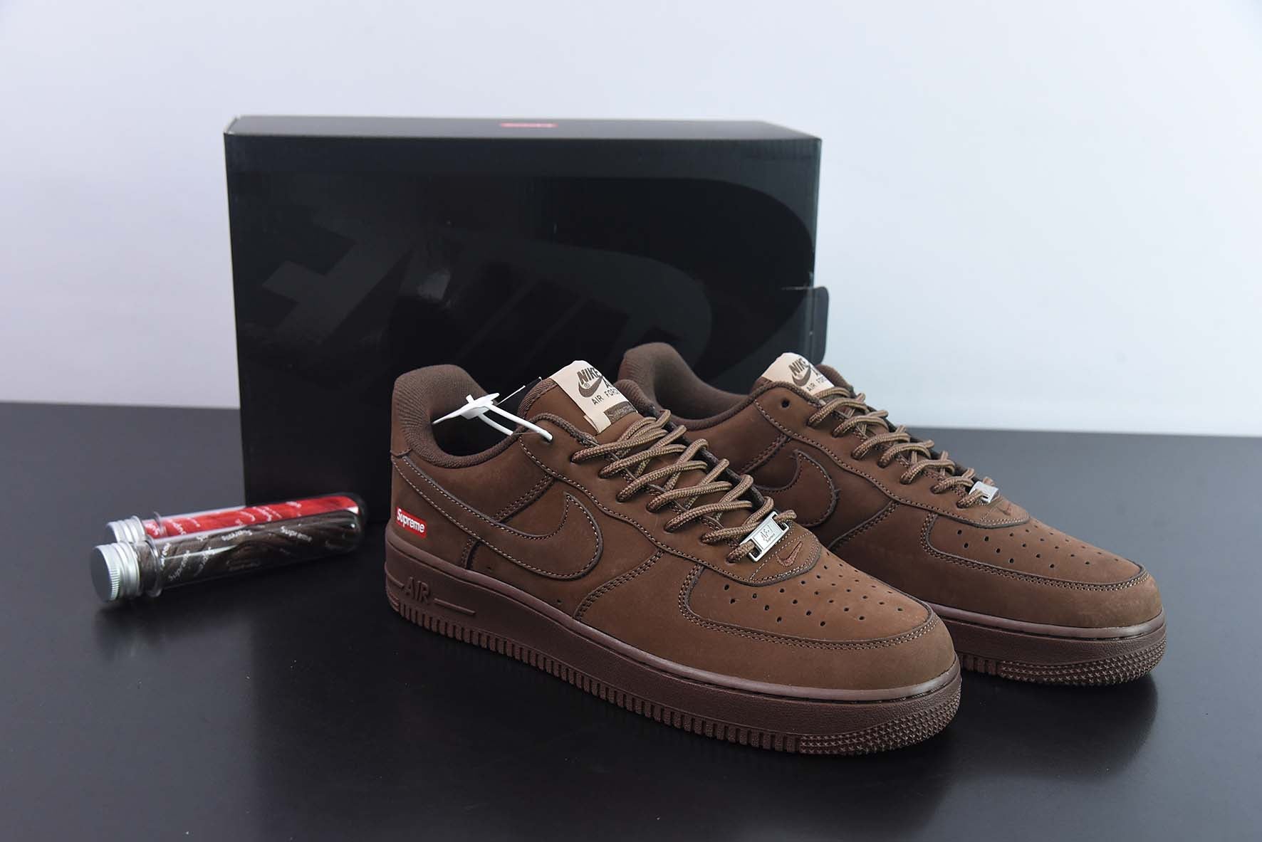 AIR FORCE 1 LOW x SUPREME "BROWN" - CU9225-200 🇺🇸