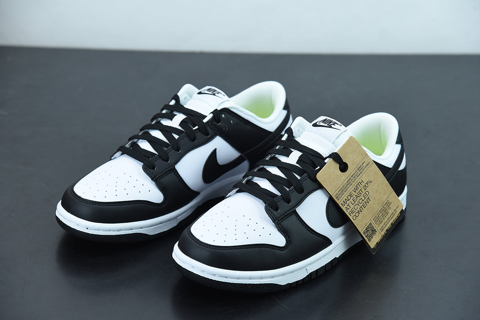 NIKE DUNK LOW NEXT NATURE "WHITE/BLACK" - DD1873-102