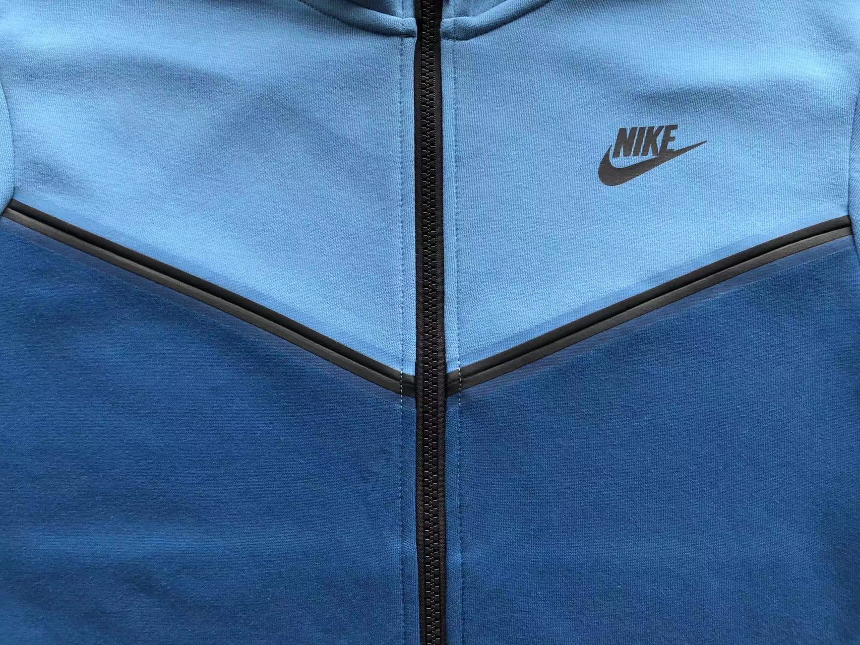 NIKE TECH FLEECE  WINDRUNNER "AZUL BEBÊ/AZUL" 🇺🇸