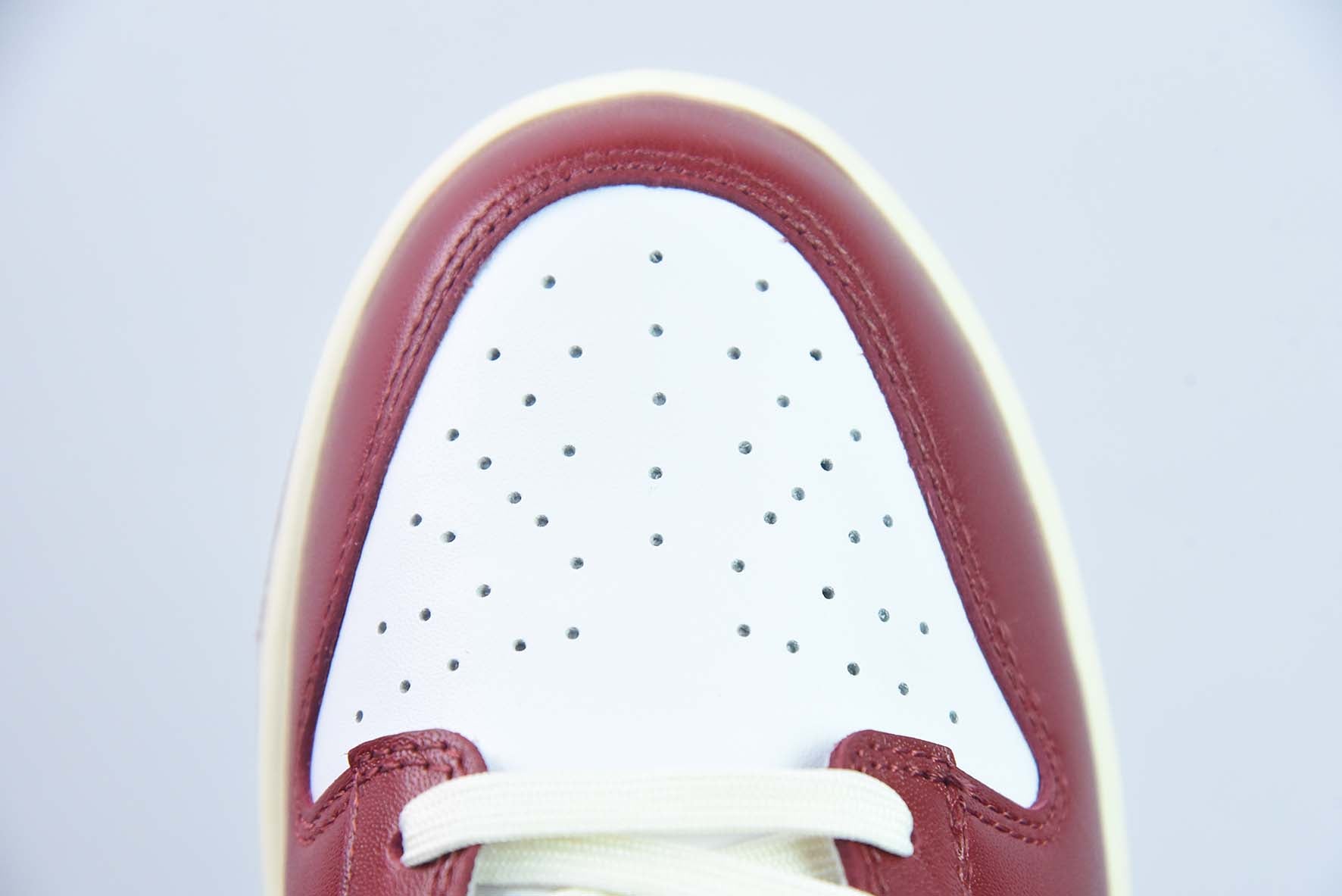 NIKE DUNK LOW PRM "DARK RED" - FJ4555-100