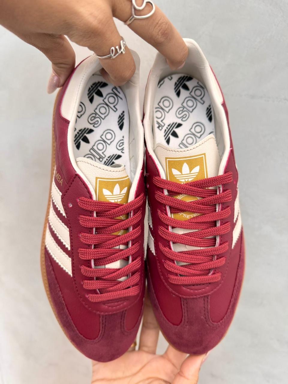 Adidas Originals "Samba" Red Velvet 🇧🇷