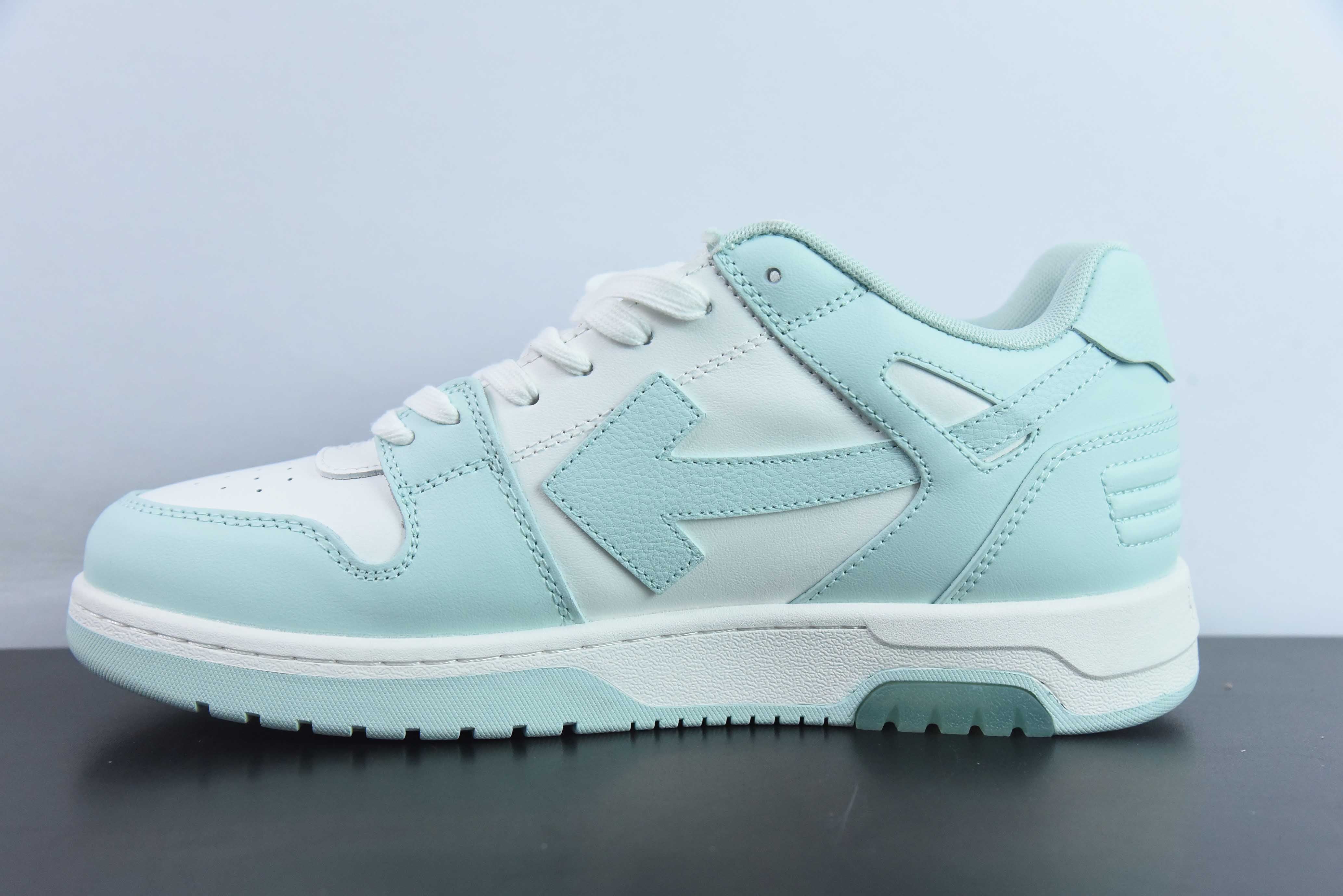 TÊNIS OFF-WHITE "OUT OF OFFICE" WHITE/BLUE TIFFANY"