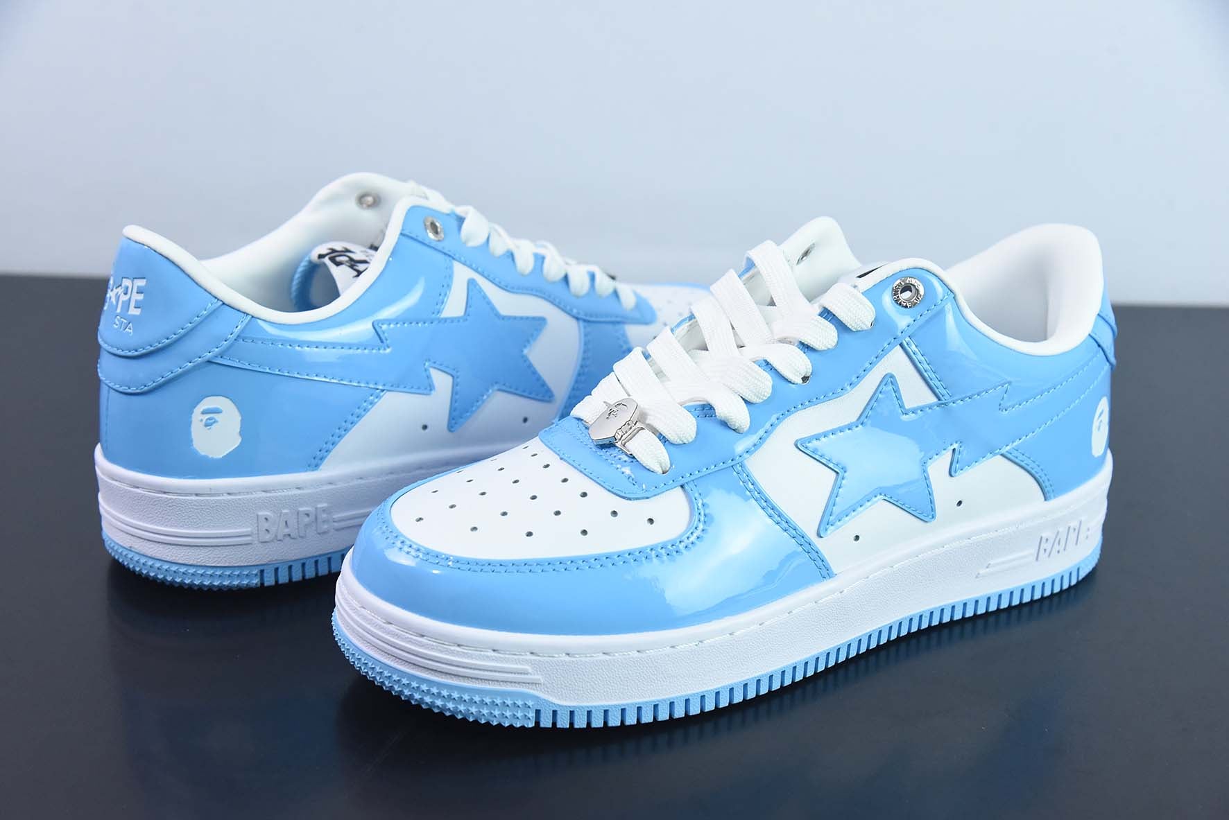 BAPE STA TO LOW "BABY BLUE"