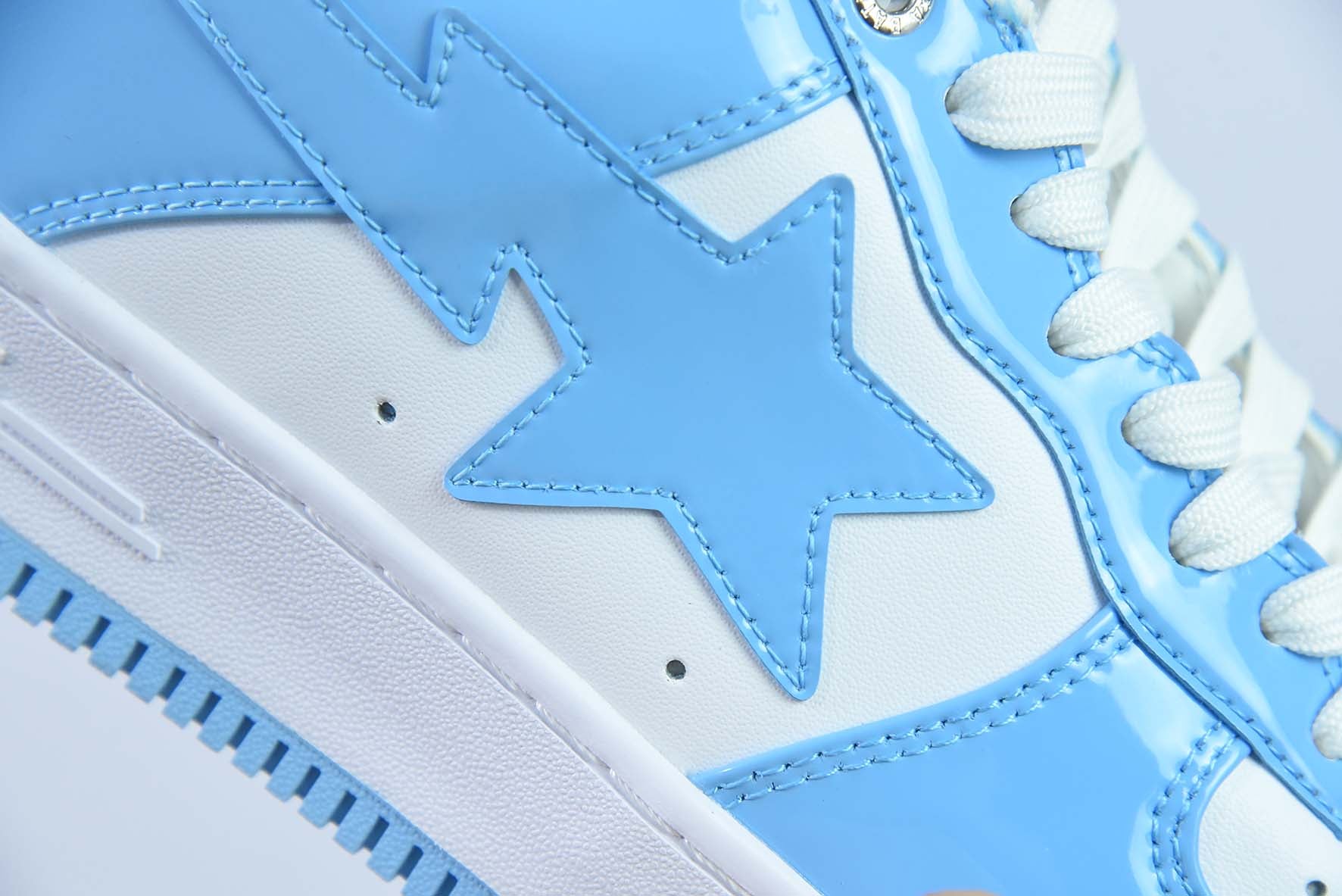 BAPE STA TO LOW "BABY BLUE"