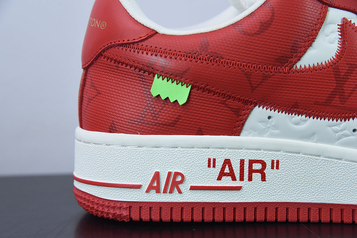 AIR FORCE 1 x LOUIS VUITTON x VIRGIL ABLOH "RED" 🇺🇸