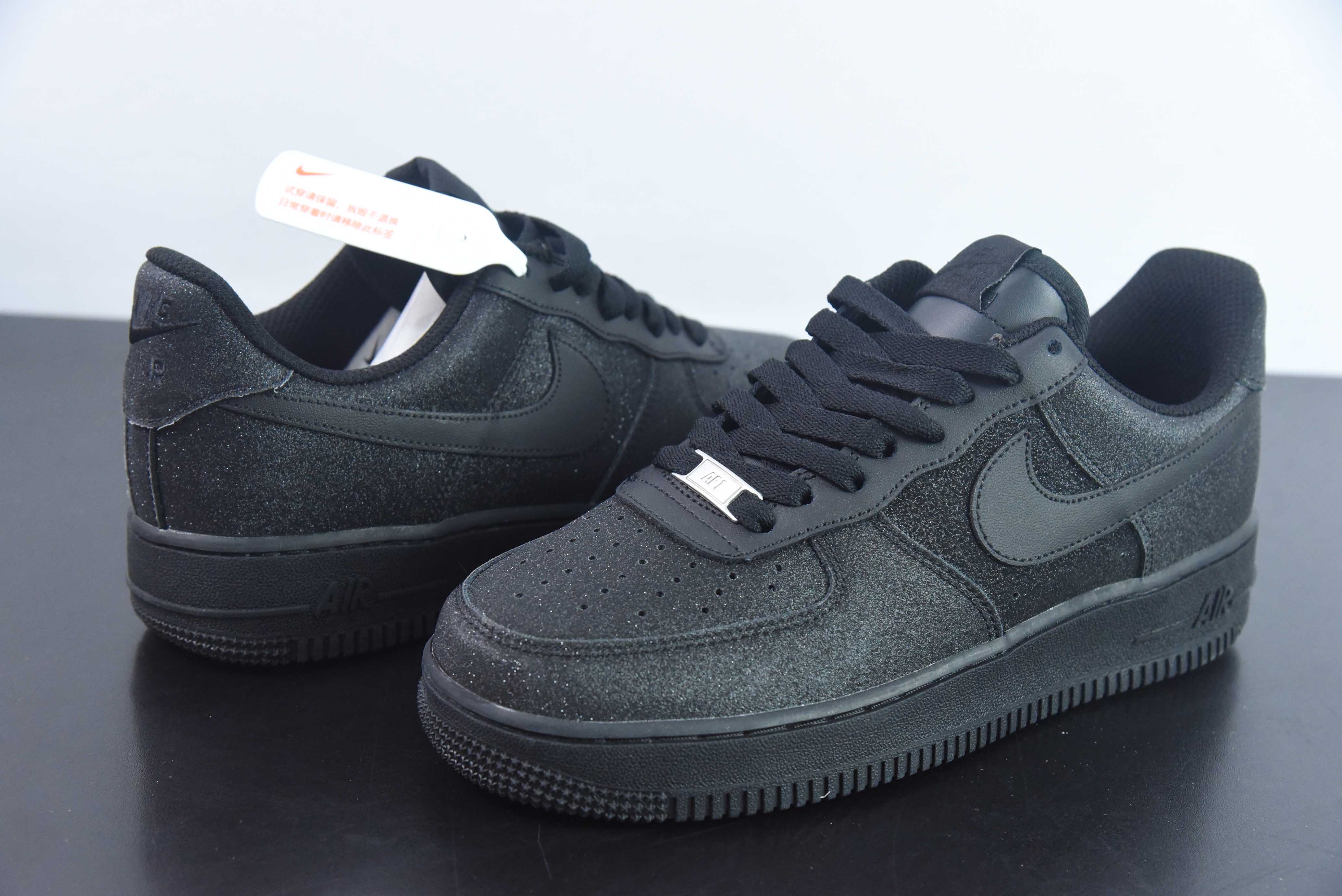 AIR FORCE 1 LOW '07  "BLACK SUEDE"