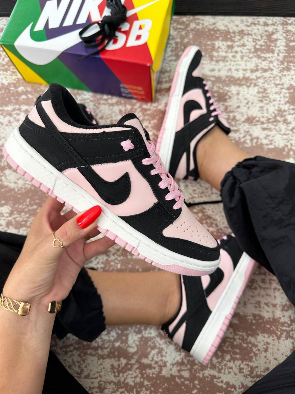 Nike Dunk Low "Pink Black" 🇧🇷