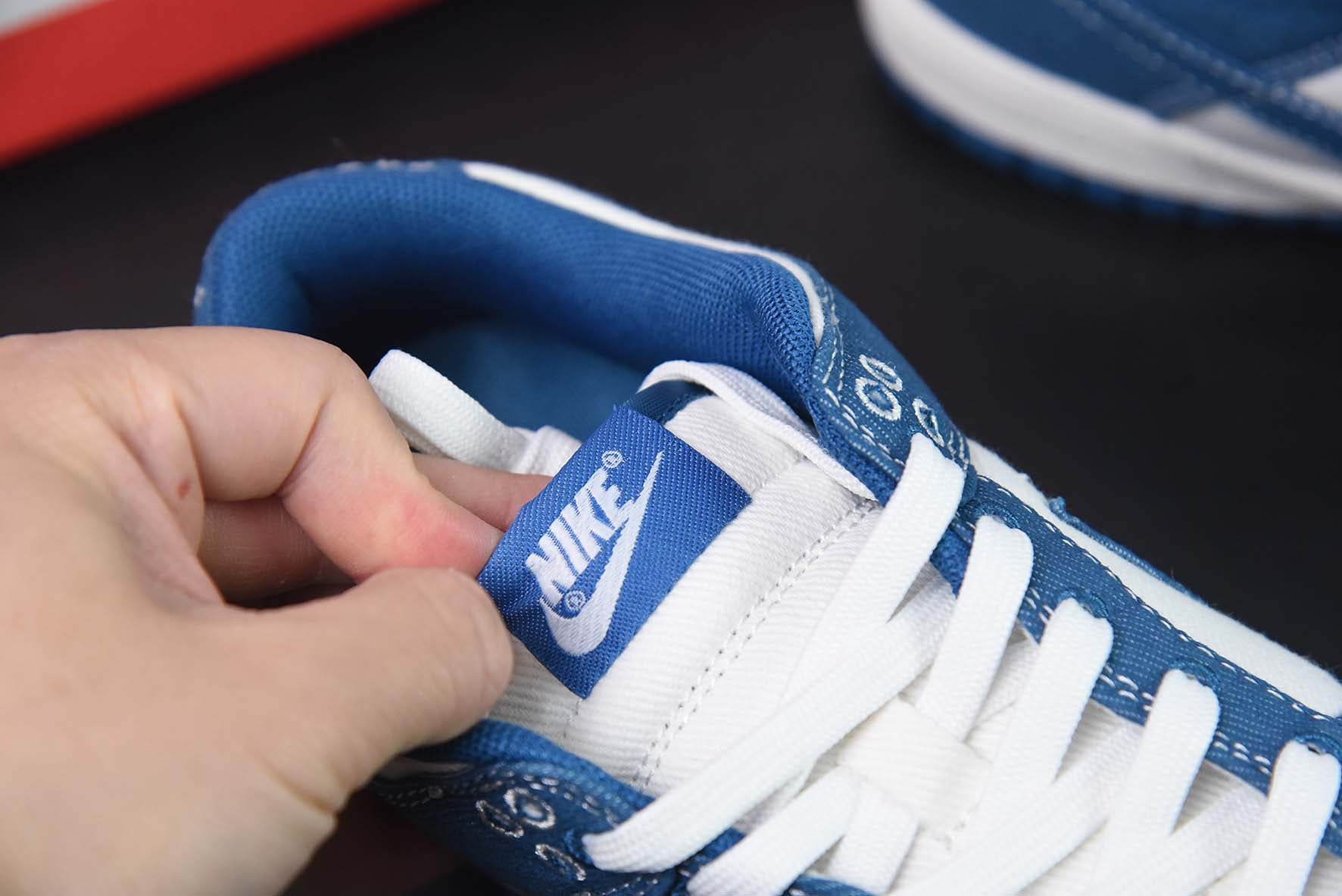 NIKE DUNK LOW "INDUSTRIAL BLUE SASHIKO" - DV0834-101