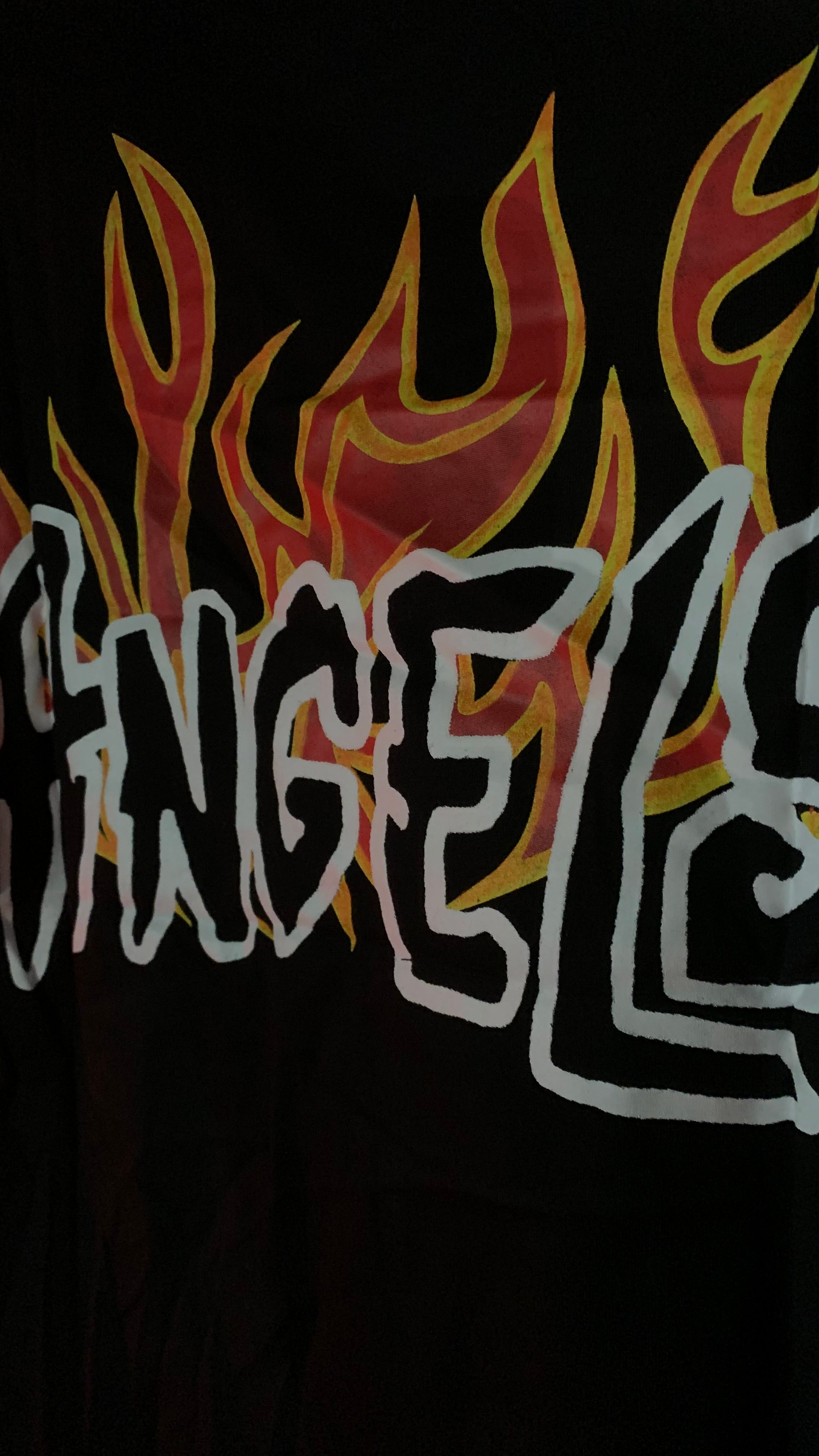 T-Shirt Palm Angels - Fire Graffiti 🇺🇸