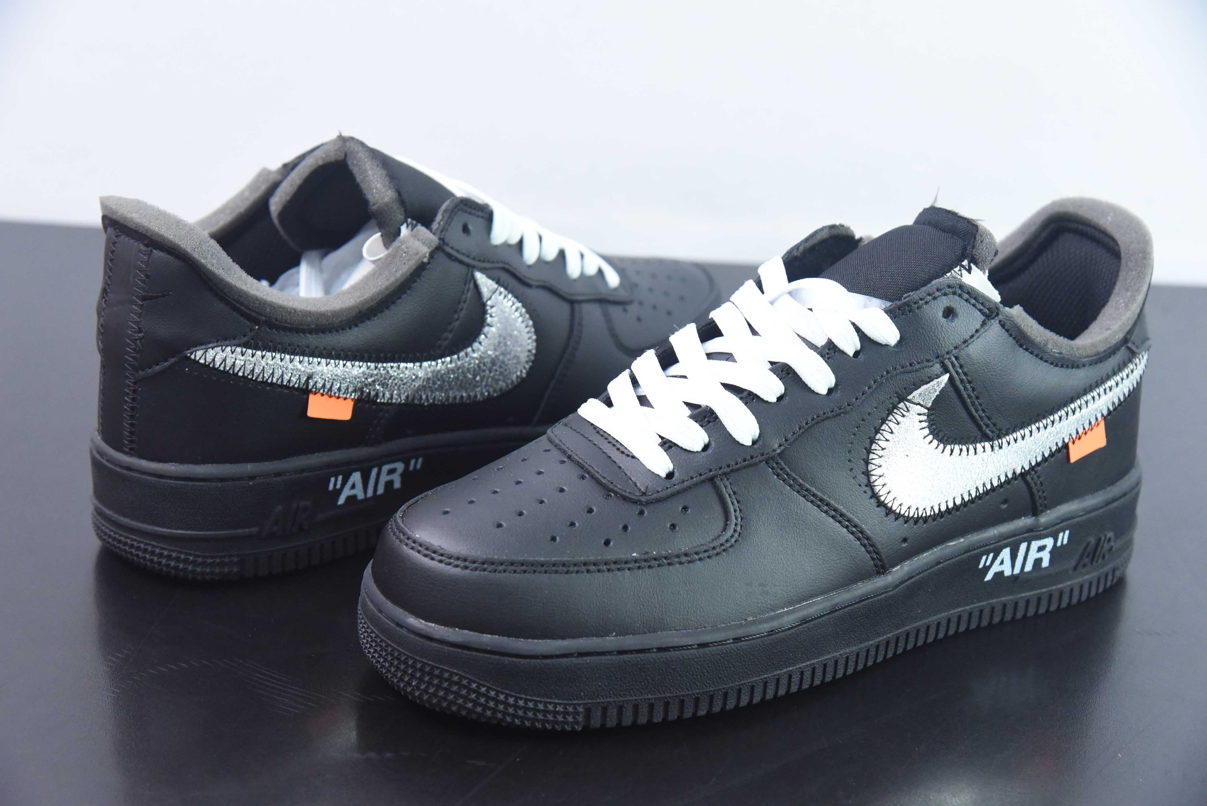 AIR FORCE 1 x OFF WHITE "BLACK/METALLIC SILVER"