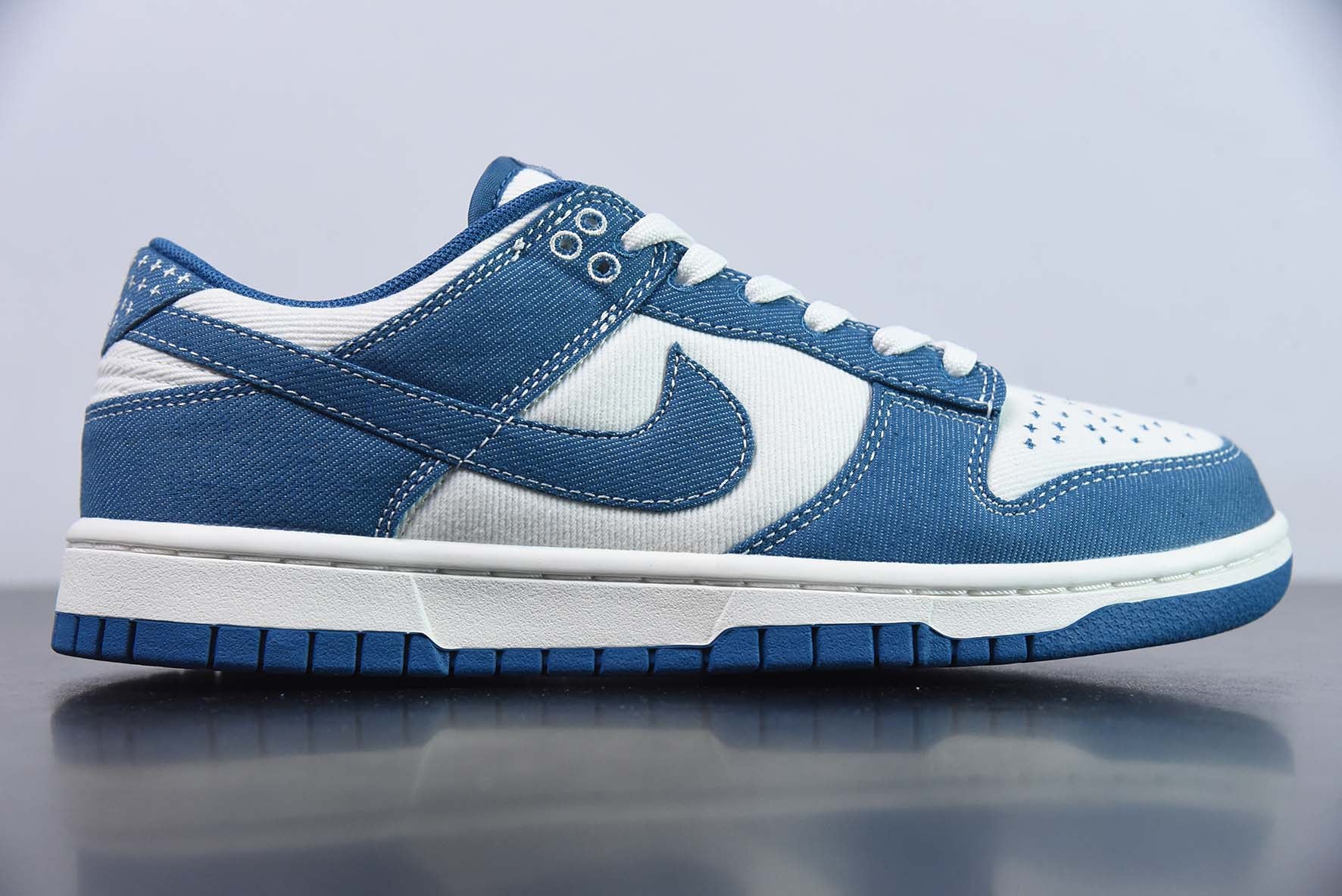 NIKE DUNK LOW "INDUSTRIAL BLUE SASHIKO" - DV0834-101