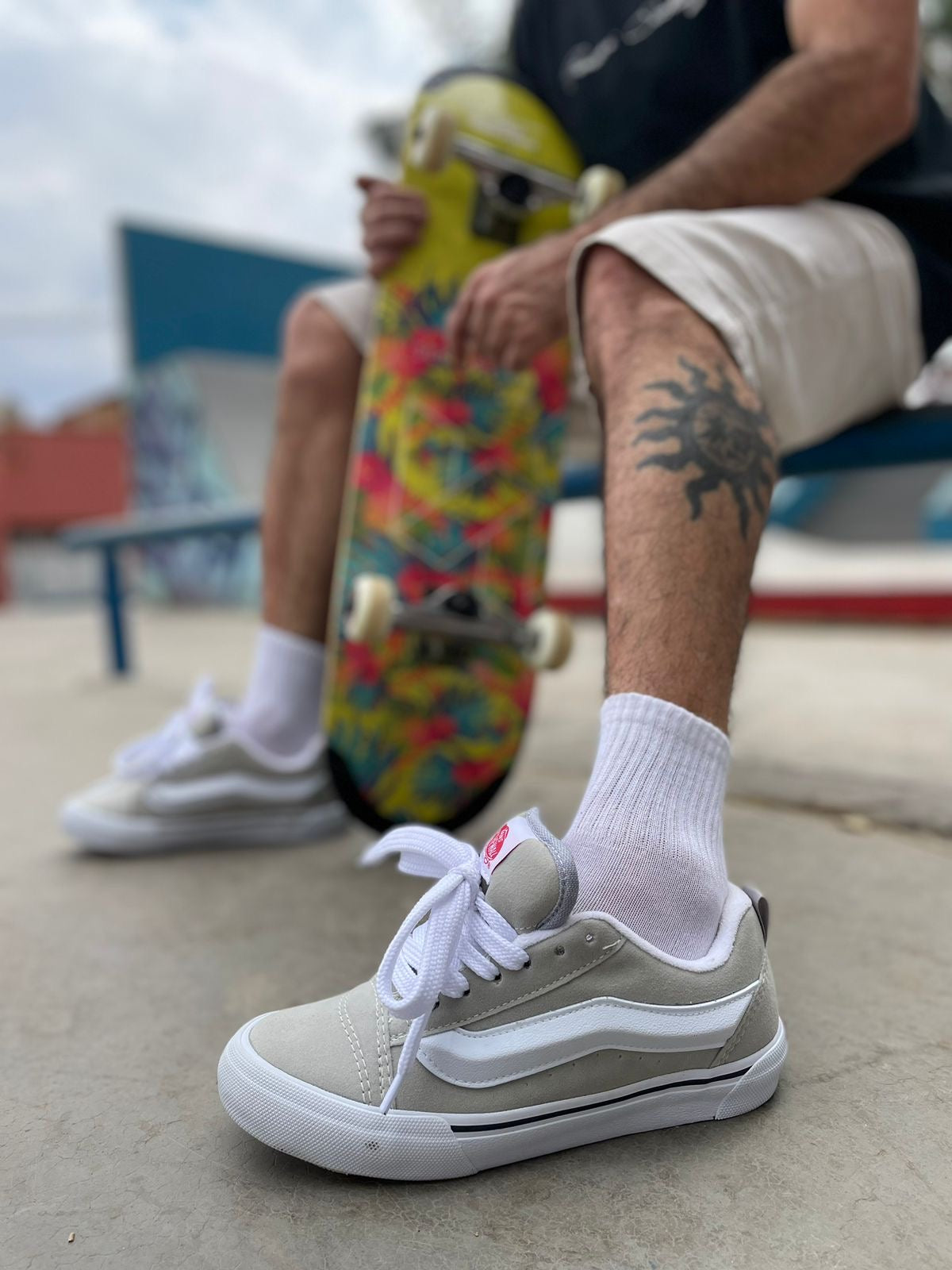 Vans Knu Skool "Grey" 🇧🇷