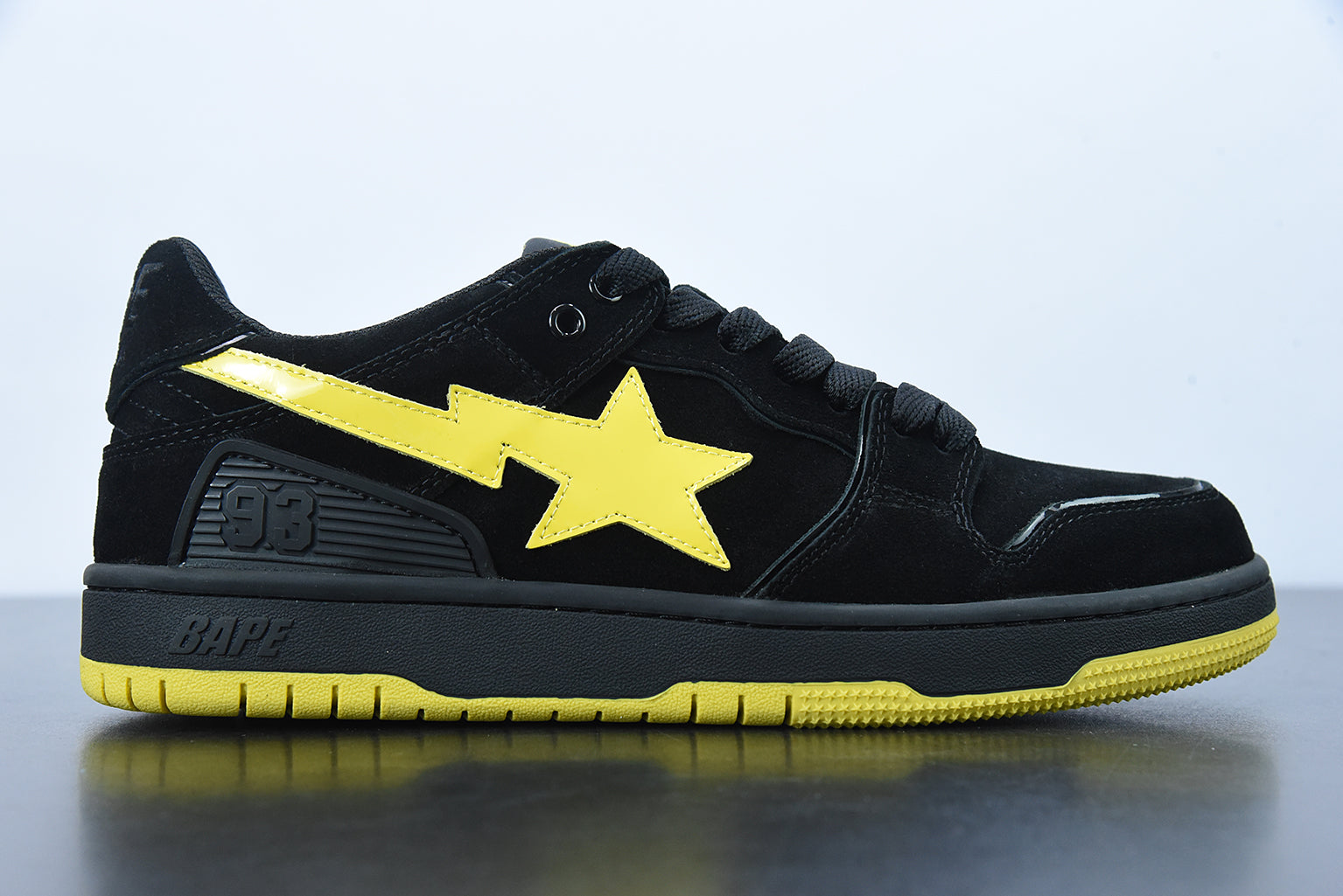 BAPE STA TO LOW "BLACK/YELLOW" 🇺🇸