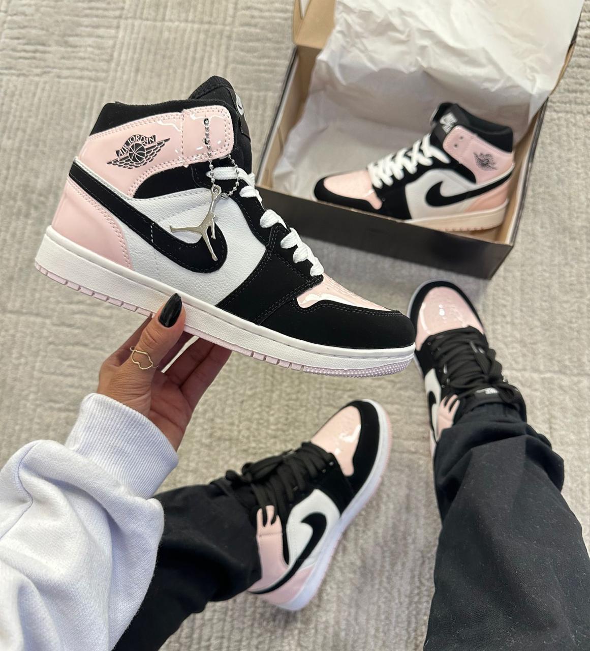 Air Jordan 1 High "Pink/Black" 🇧🇷