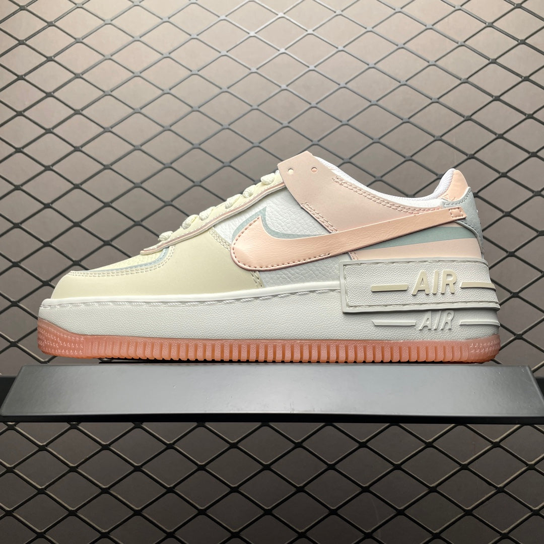 AIR FORCE 1  SHADOW 'COCONUT MILK & CRIMSON TINT' - DZ1847-105  🇺🇸